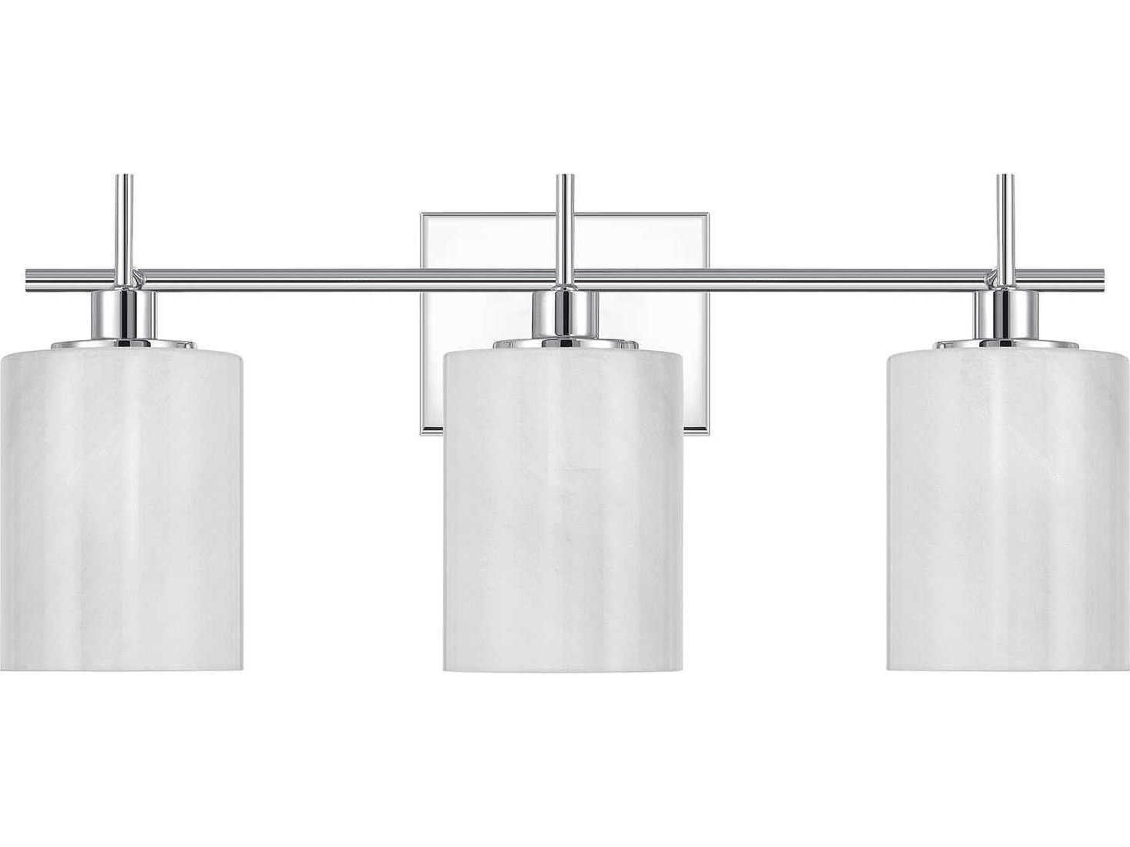 Savoy House Meridian 3-Light Chrome Vanity Light
