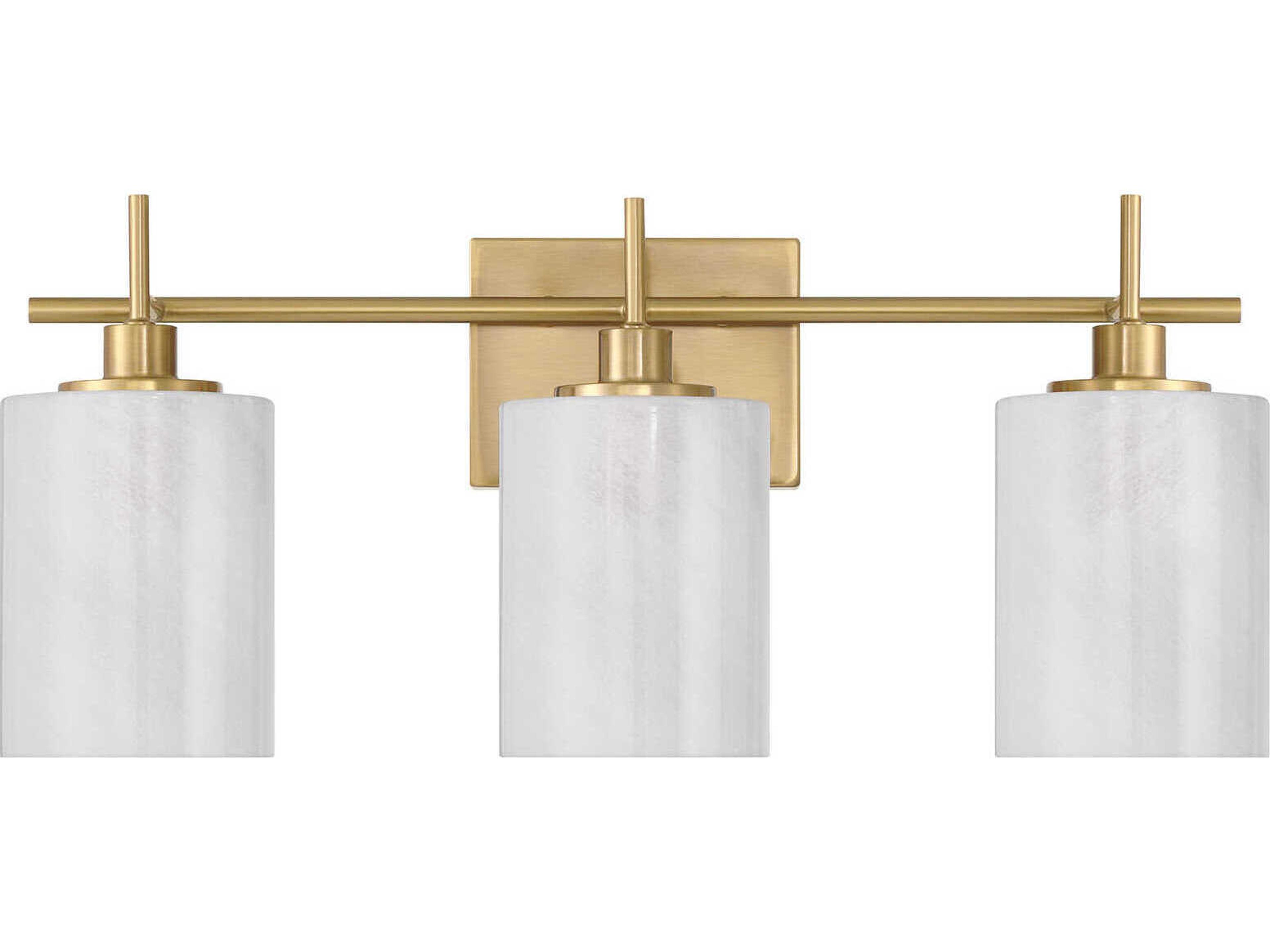 Savoy House Meridian 3-Light Natural Brass Vanity Light