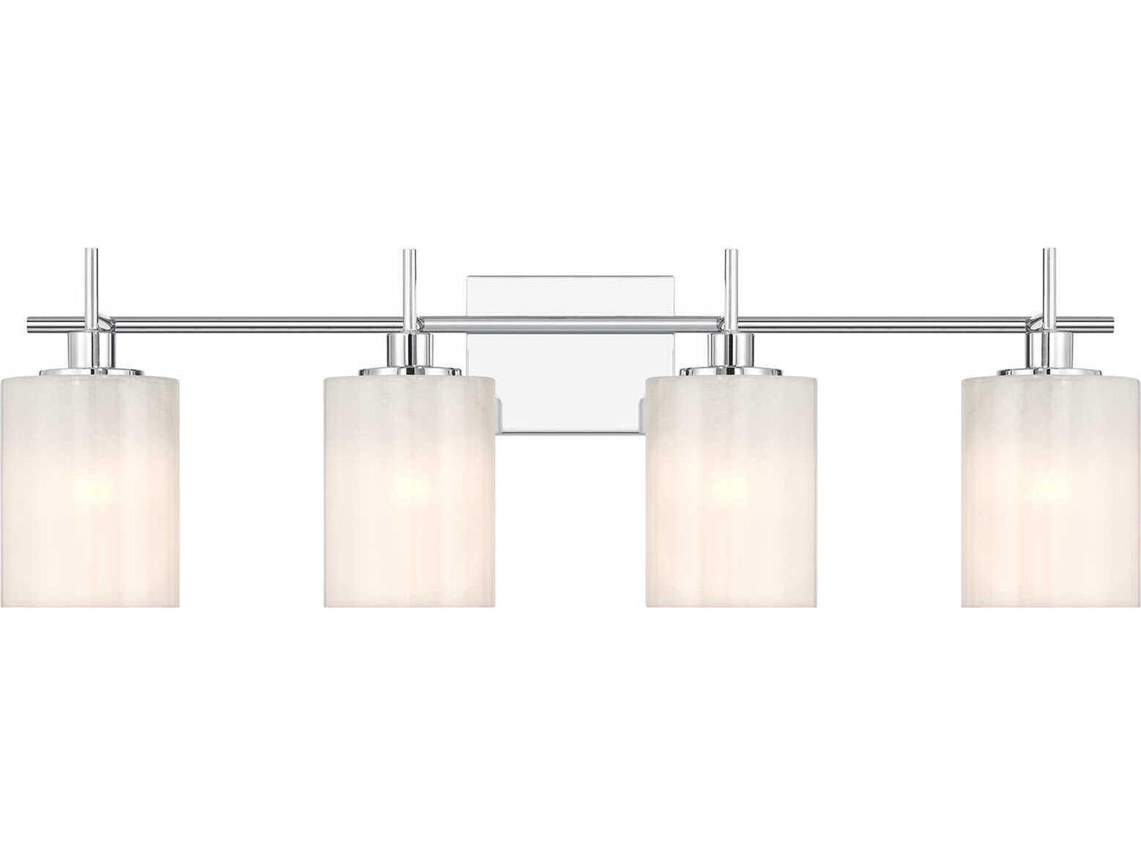 Meridian 4-Light Chrome Vanity Light