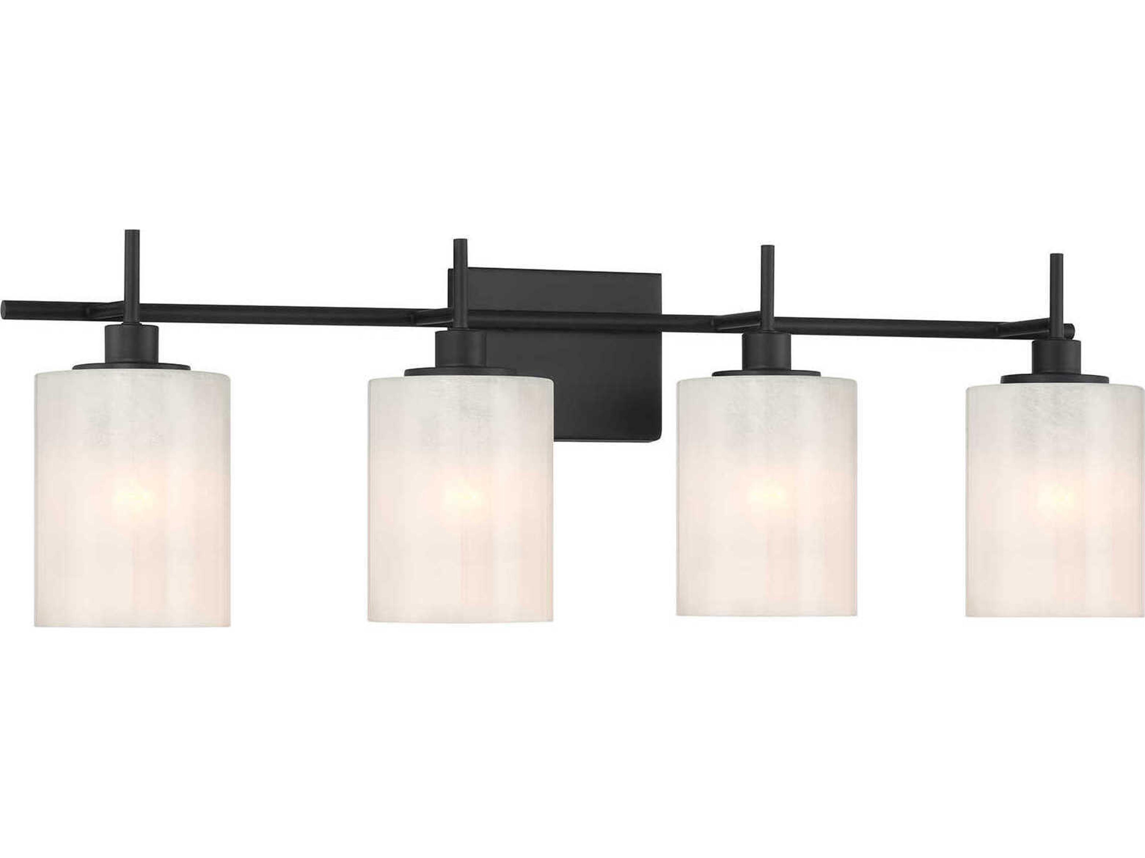 Savoy House Meridian 4-Light Matte Black Vanity Light