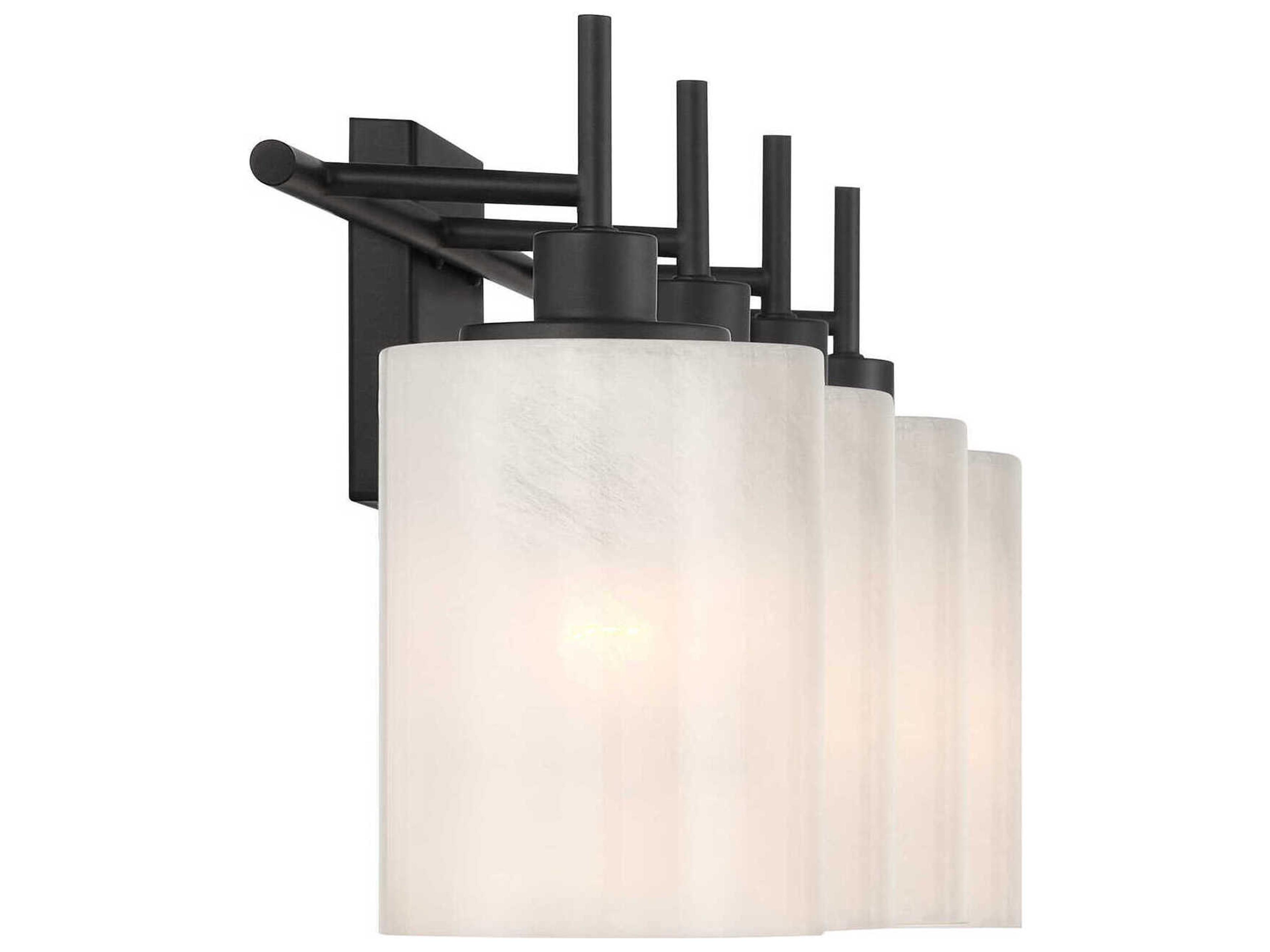 Savoy House Meridian 4-Light Matte Black Vanity Light