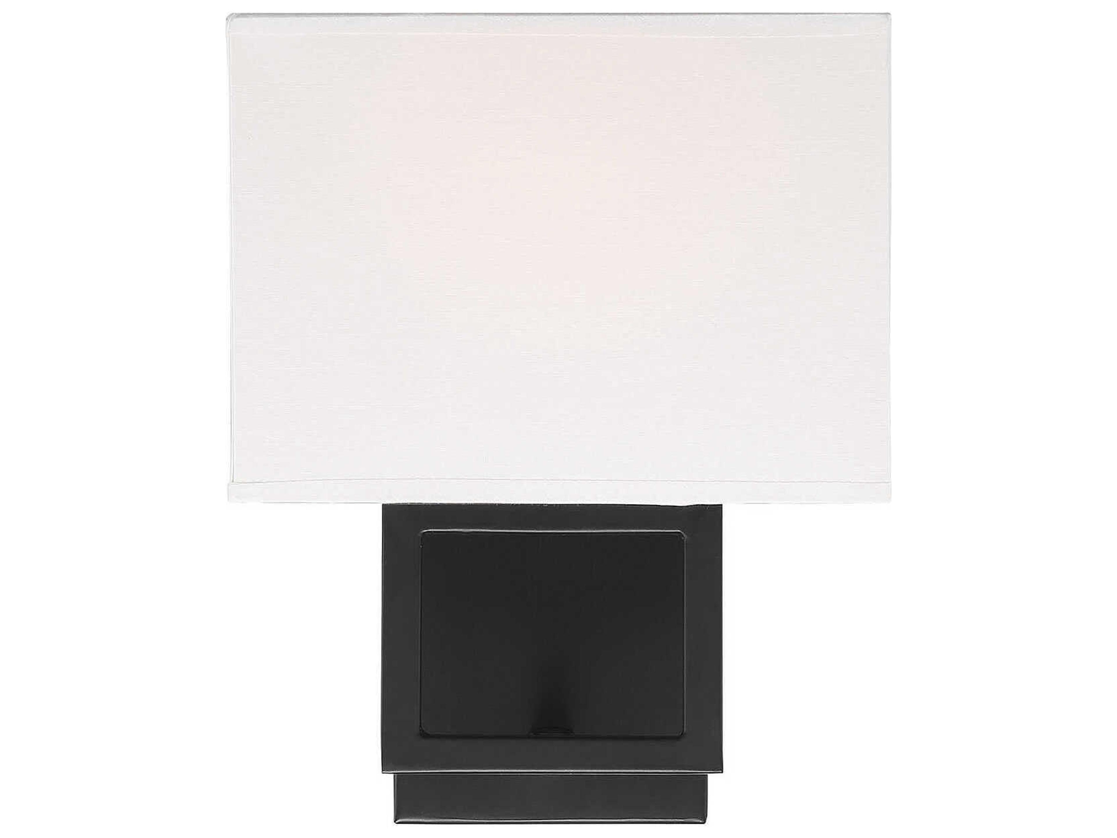 Meridian 1-Light Matte Black Wall Sconce