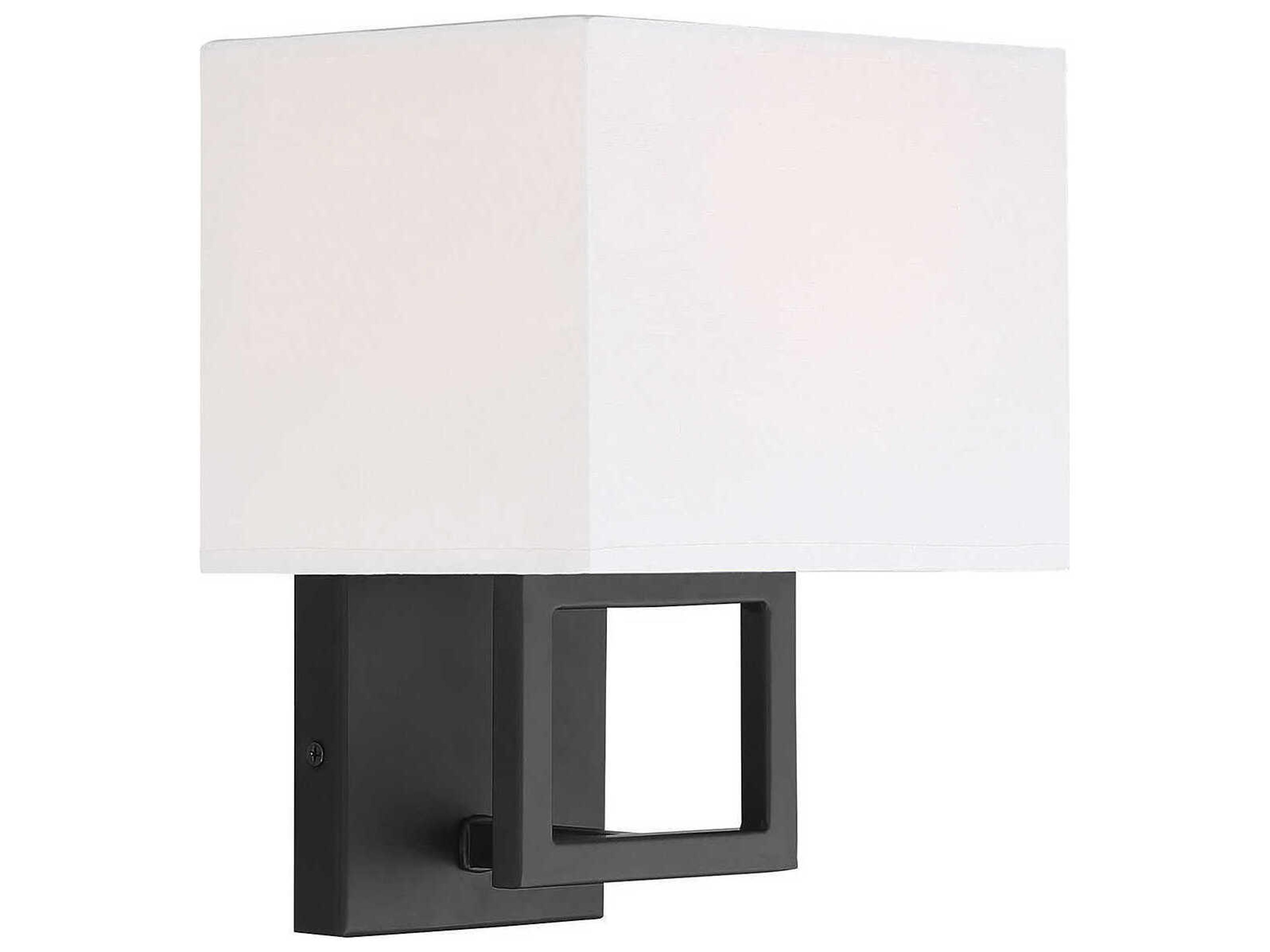 Savoy House Meridian 1-Light Matte Black Wall Sconce