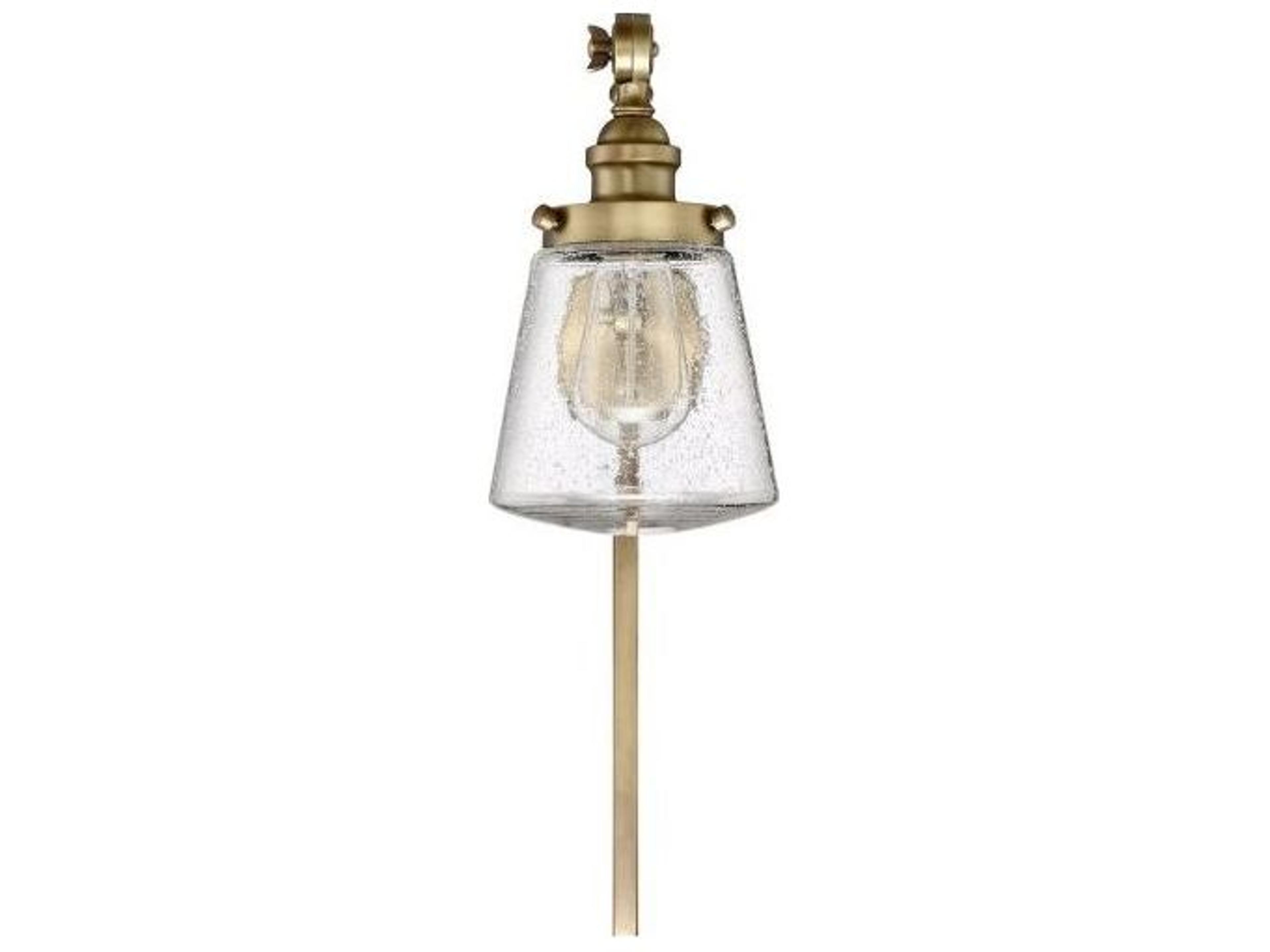 Savoy House Meridian 1-Light Natural Brass Wall Sconce