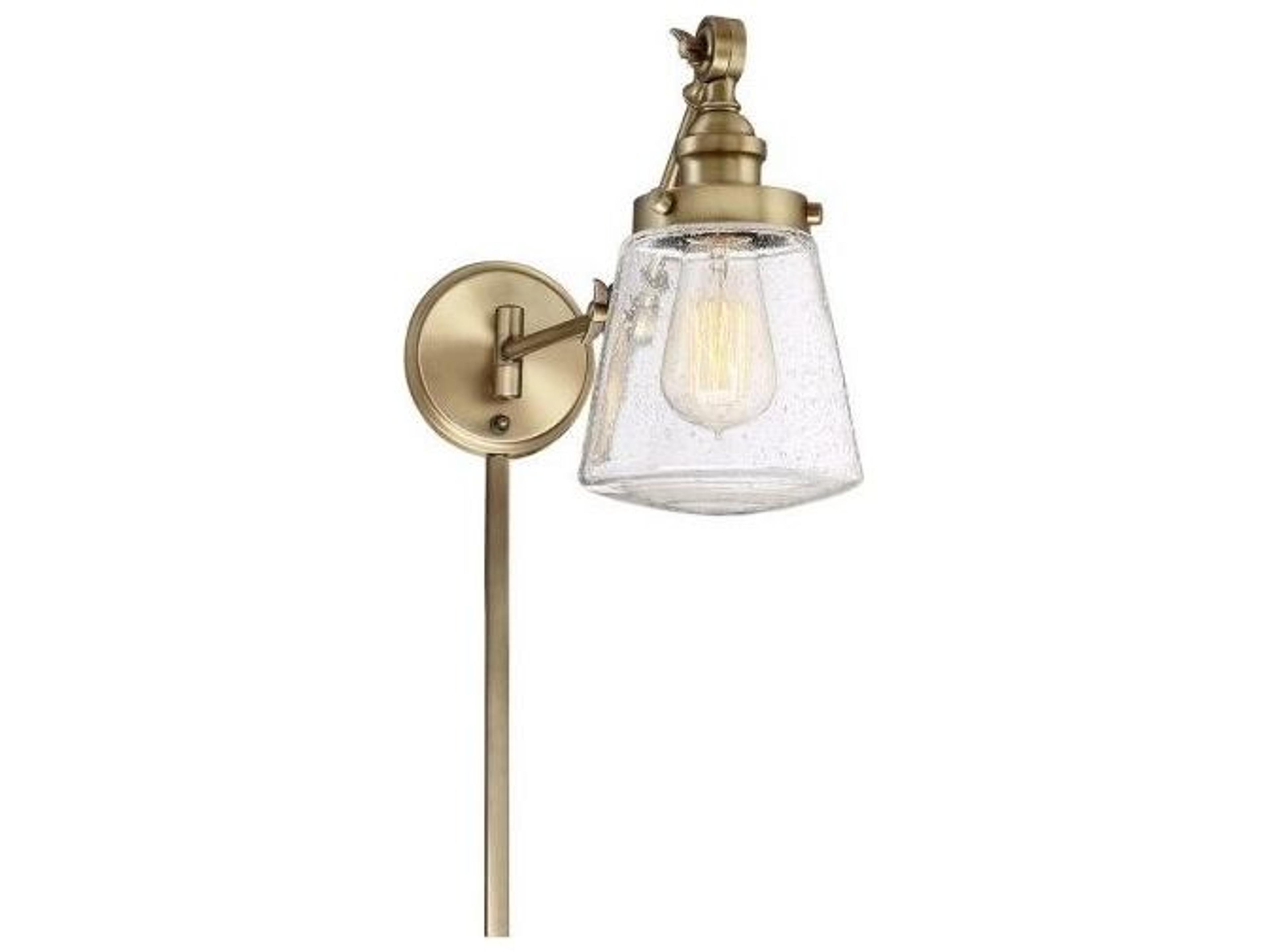 Savoy House Meridian 1-Light Natural Brass Wall Sconce