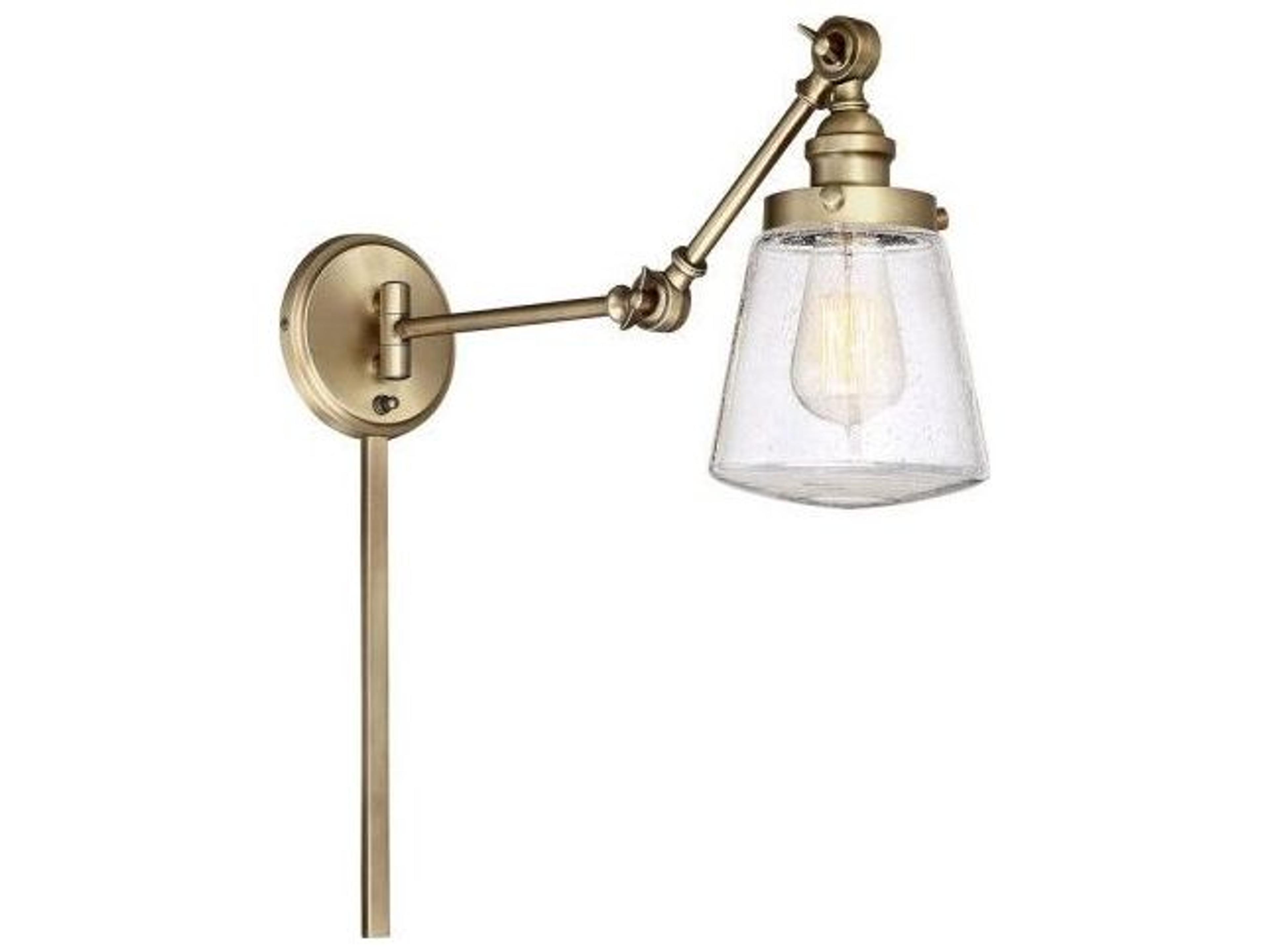 Savoy House Meridian 1-Light Natural Brass Wall Sconce