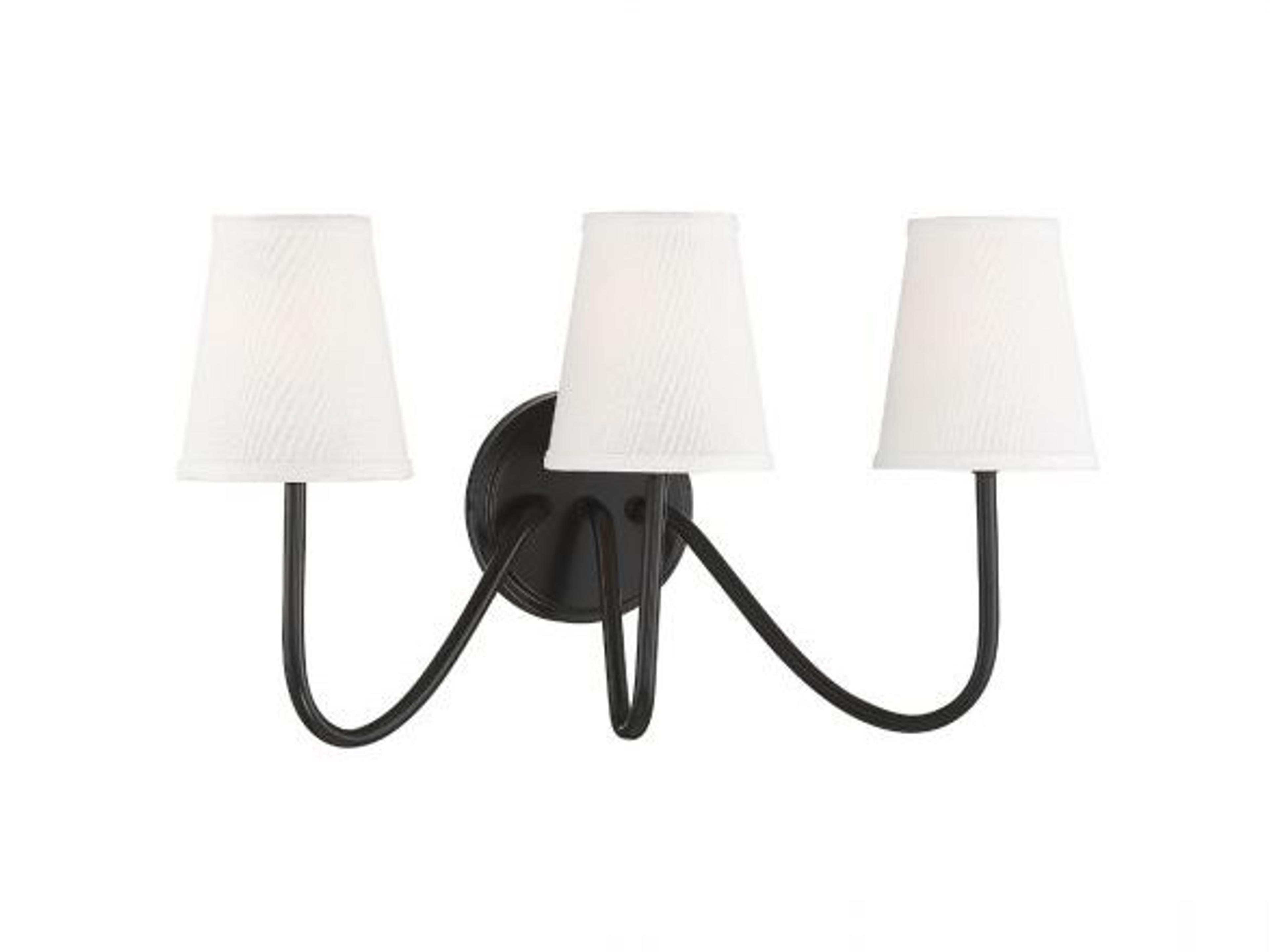 Savoy House Meridian 3-Light Oil Rubbed Bronze Vanity Light