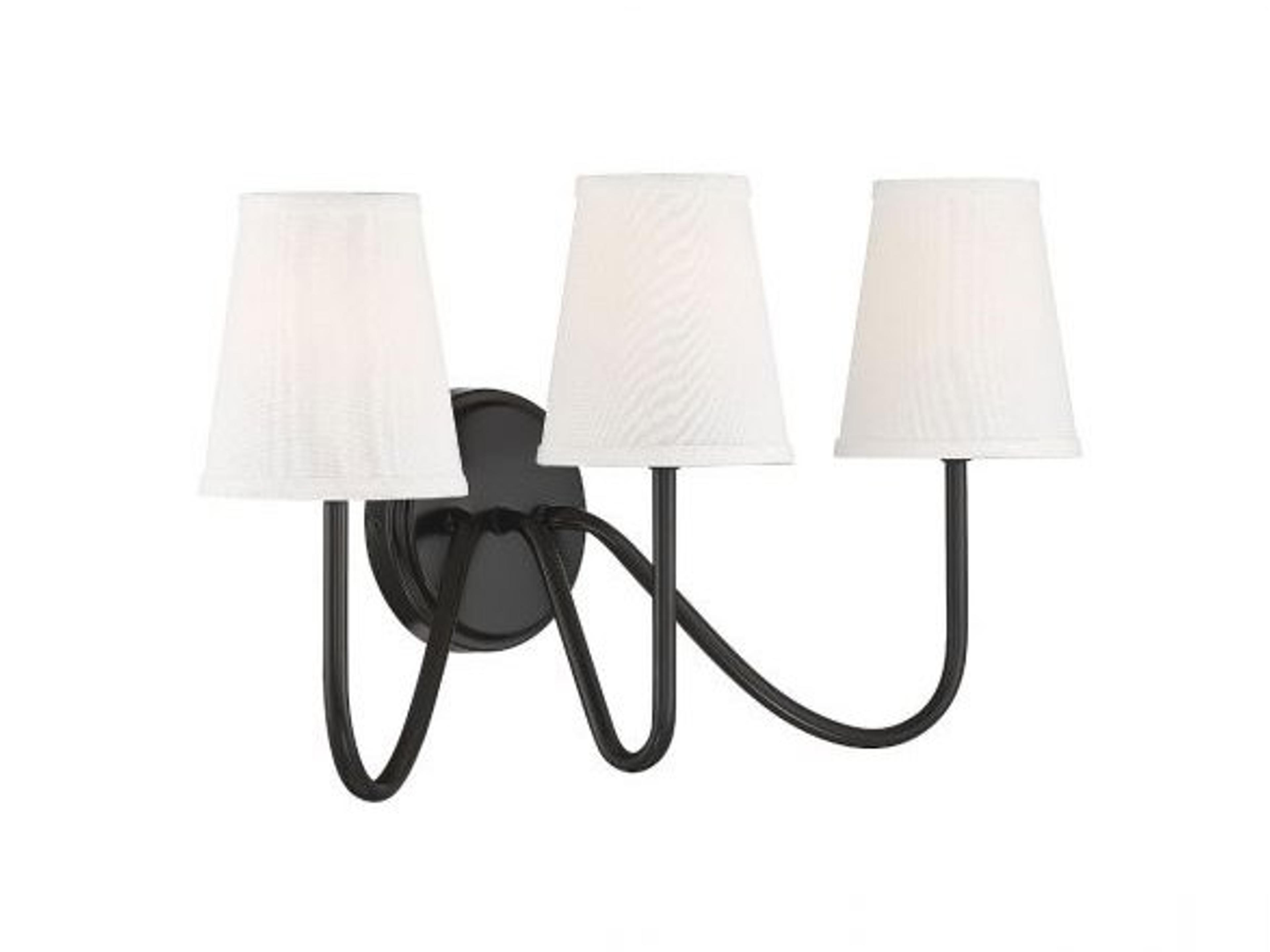 Savoy House Meridian 3-Light Oil Rubbed Bronze Vanity Light