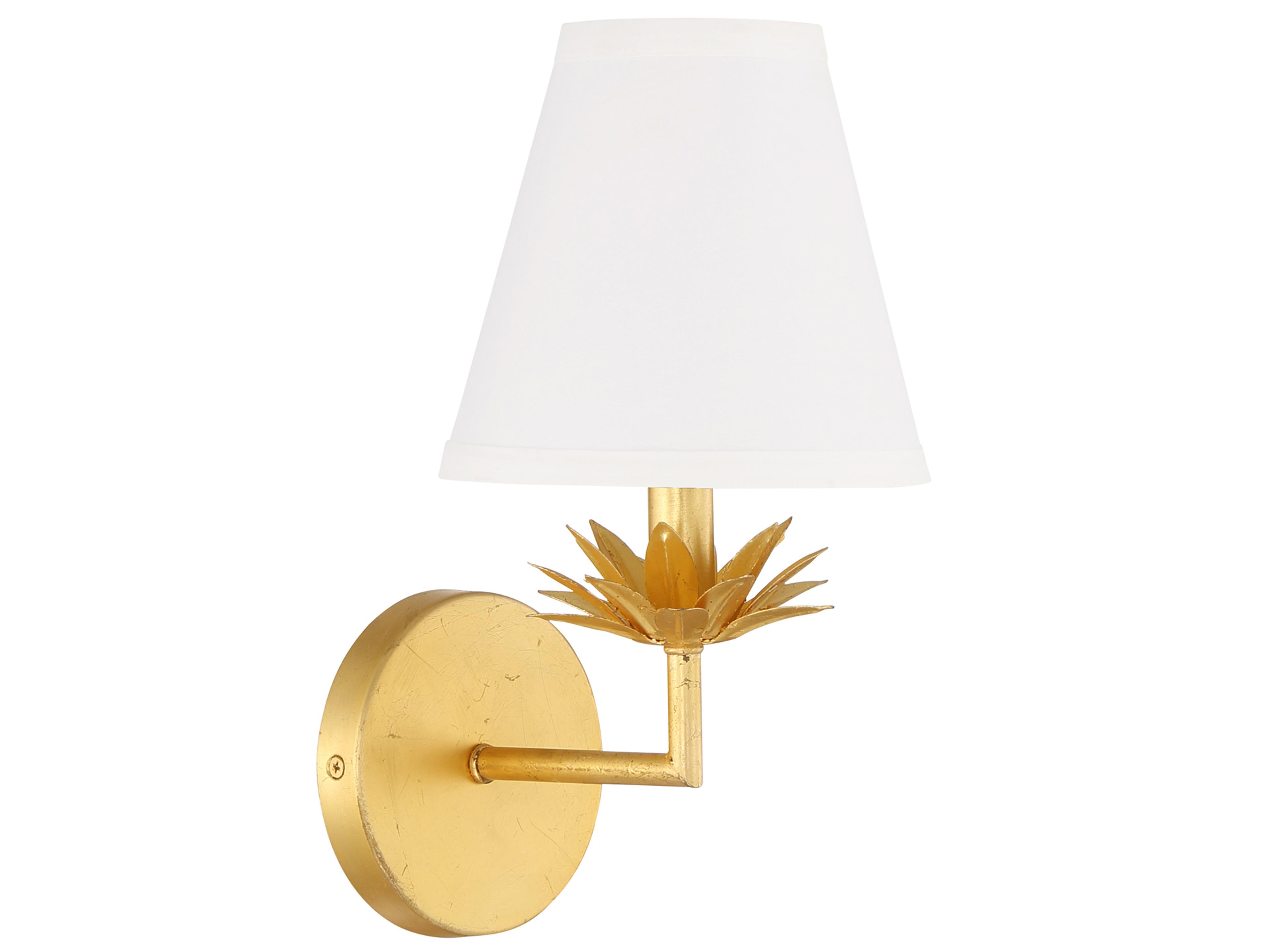 Savoy House Meridian 1-Light True Gold Wall Sconce