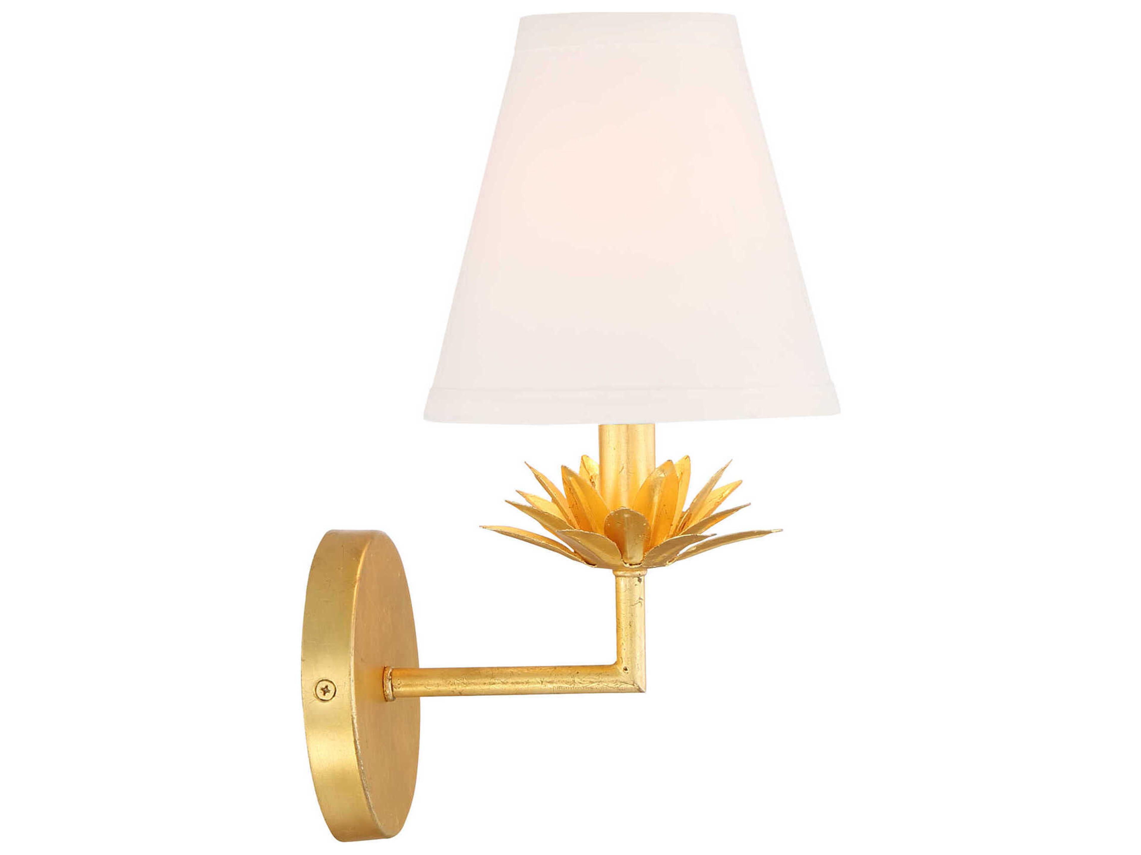 Savoy House Meridian 1-Light True Gold Wall Sconce
