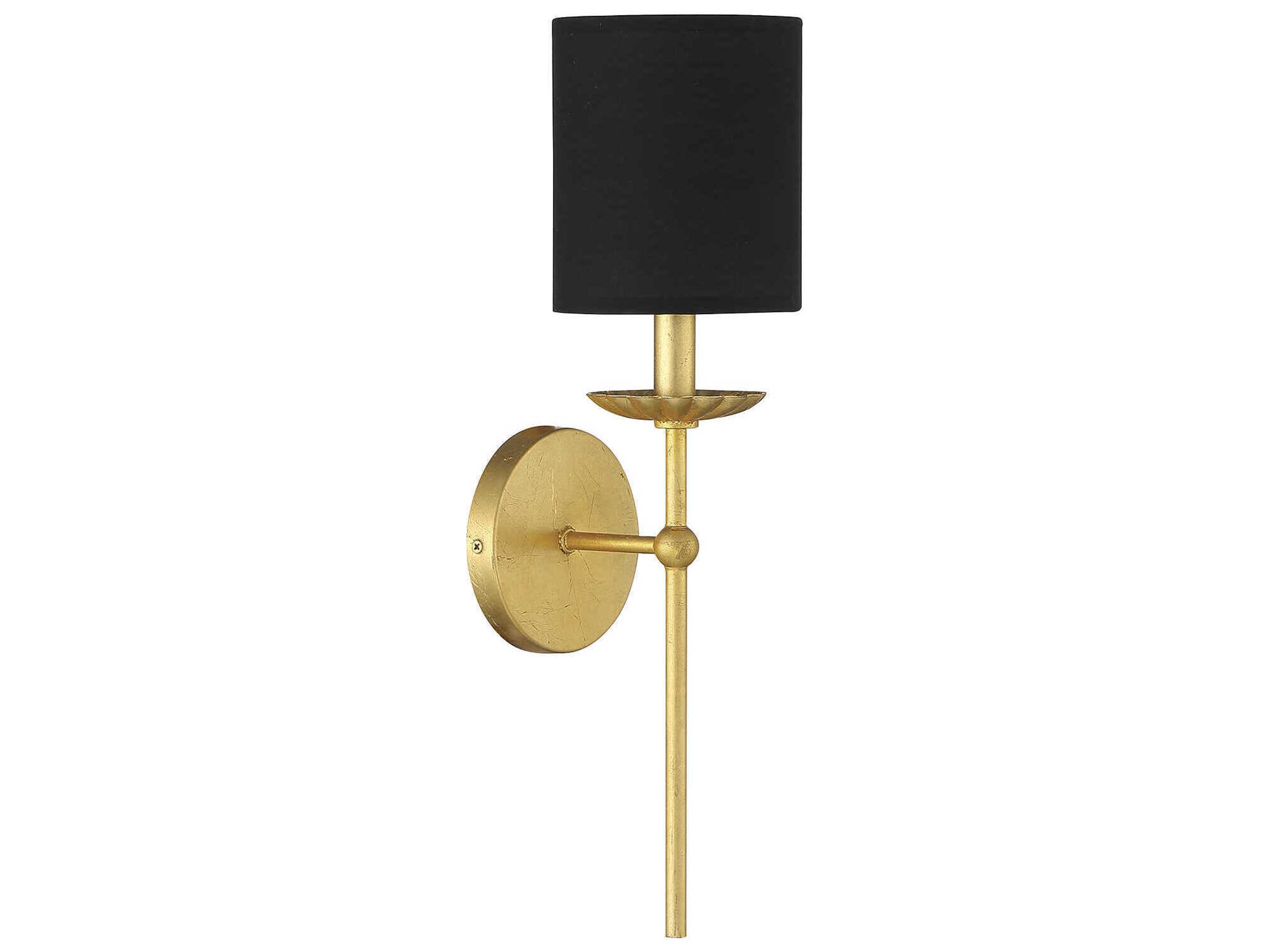 Savoy House Meridian 1-Light True Gold Wall Sconce