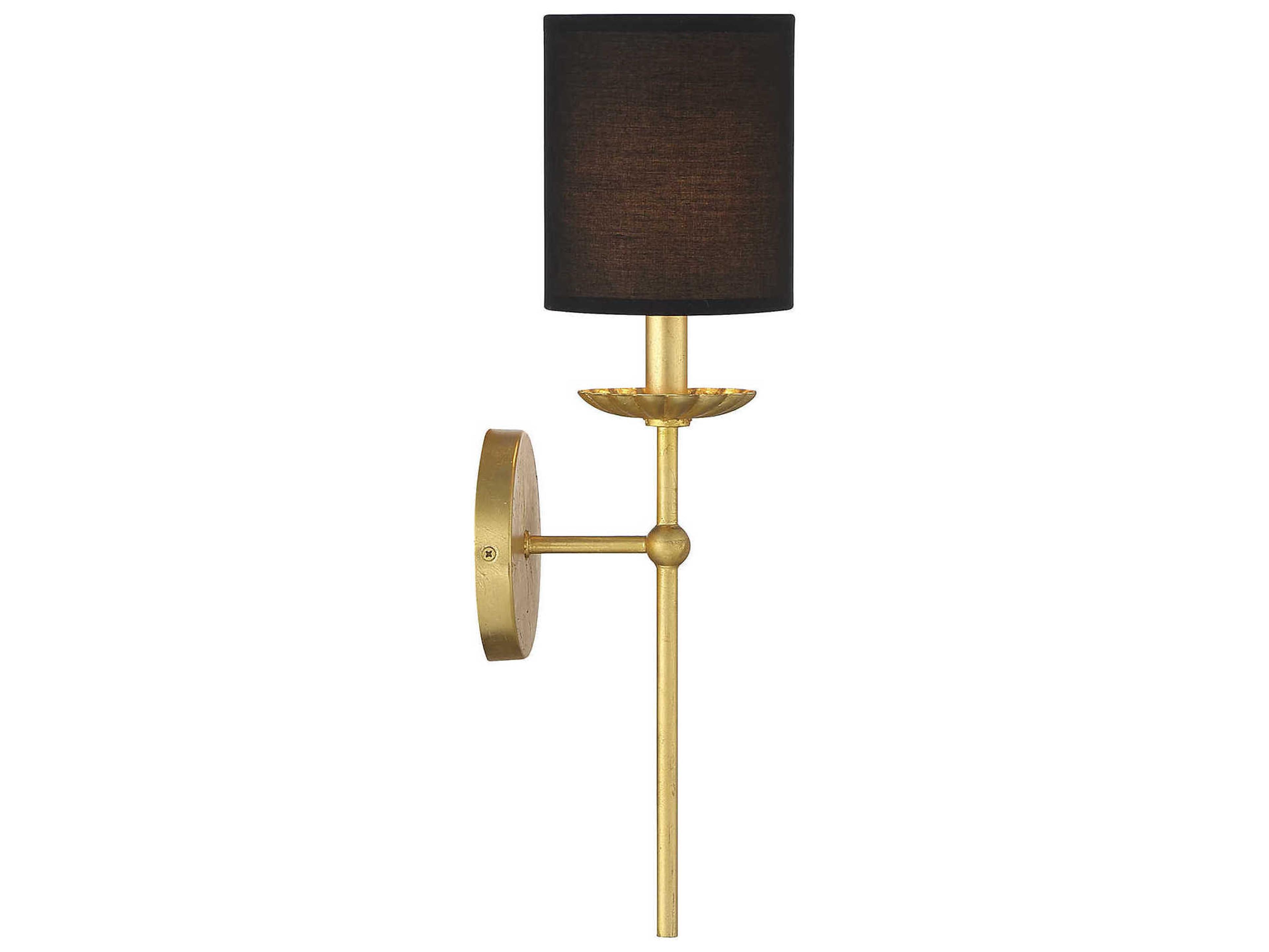 Savoy House Meridian 1-Light True Gold Wall Sconce