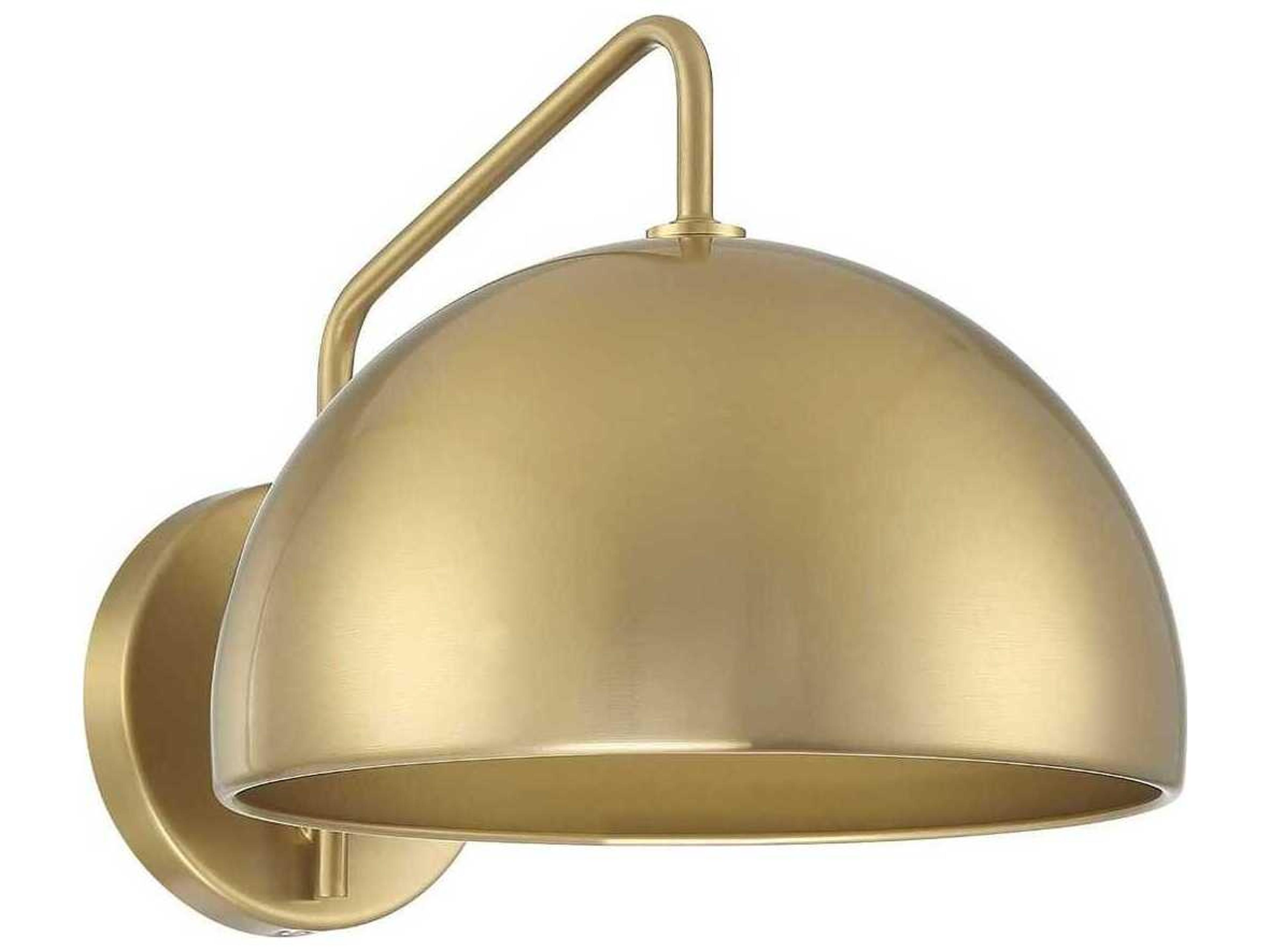 Savoy House Meridian 1-Light Natural Brass Wall Sconce