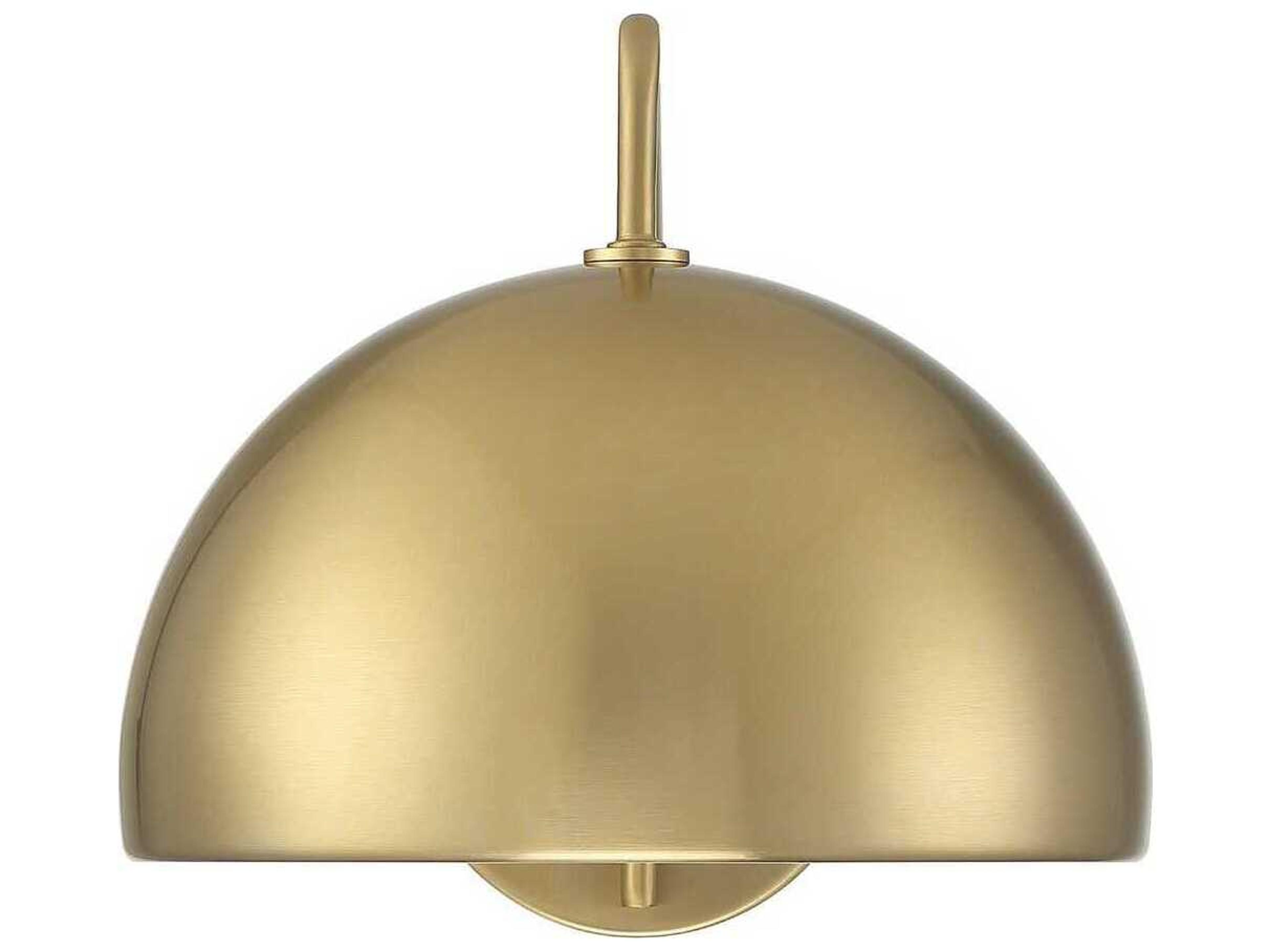 Savoy House Meridian 1-Light Natural Brass Wall Sconce