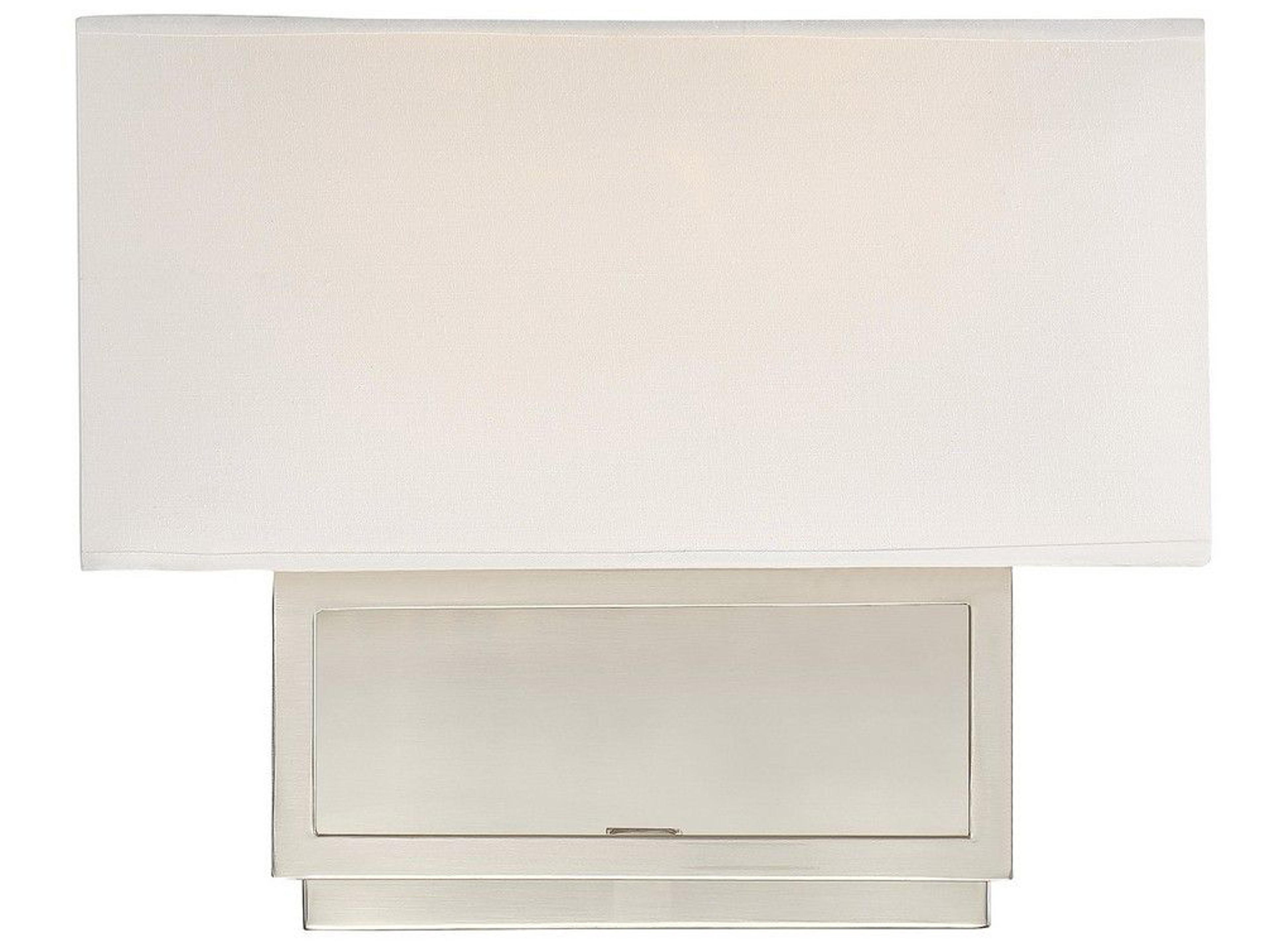 Meridian 2-Light Brushed Nickel Wall Sconce