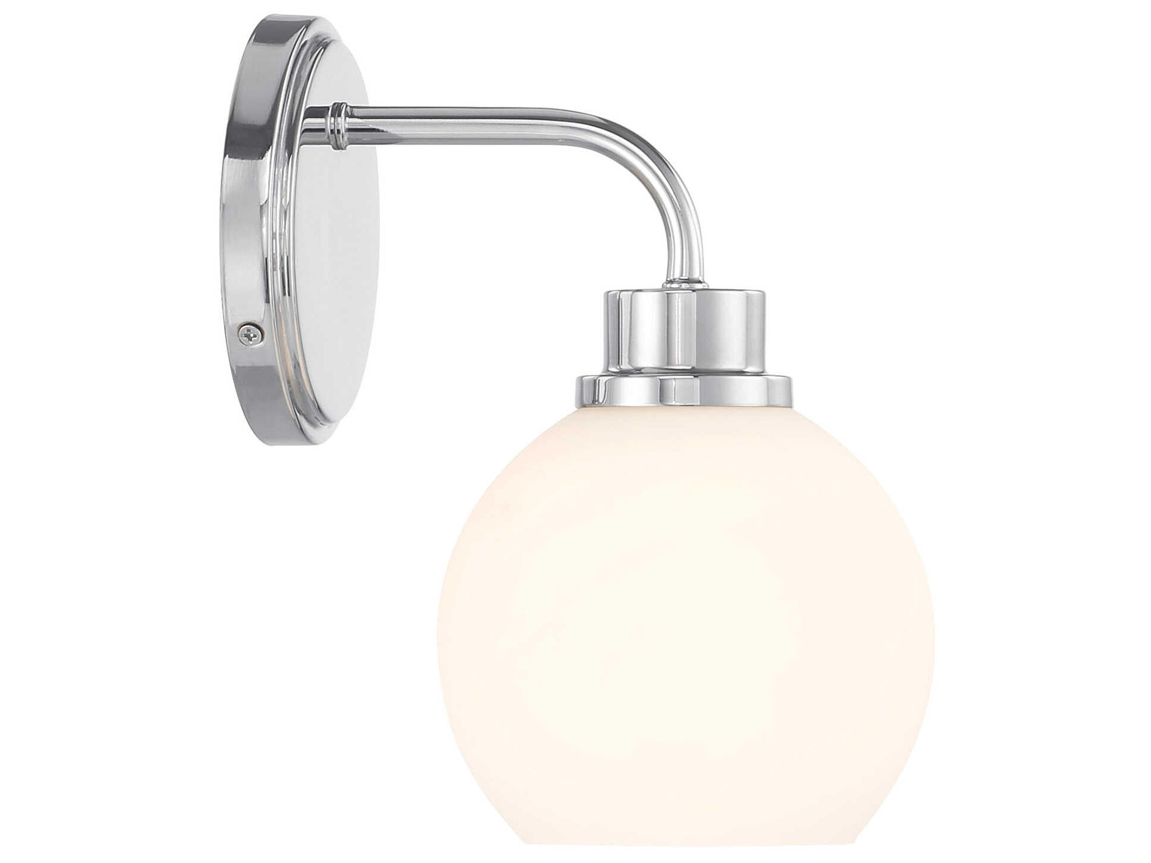 Savoy House Meridian 1-Light Chrome Wall Sconce