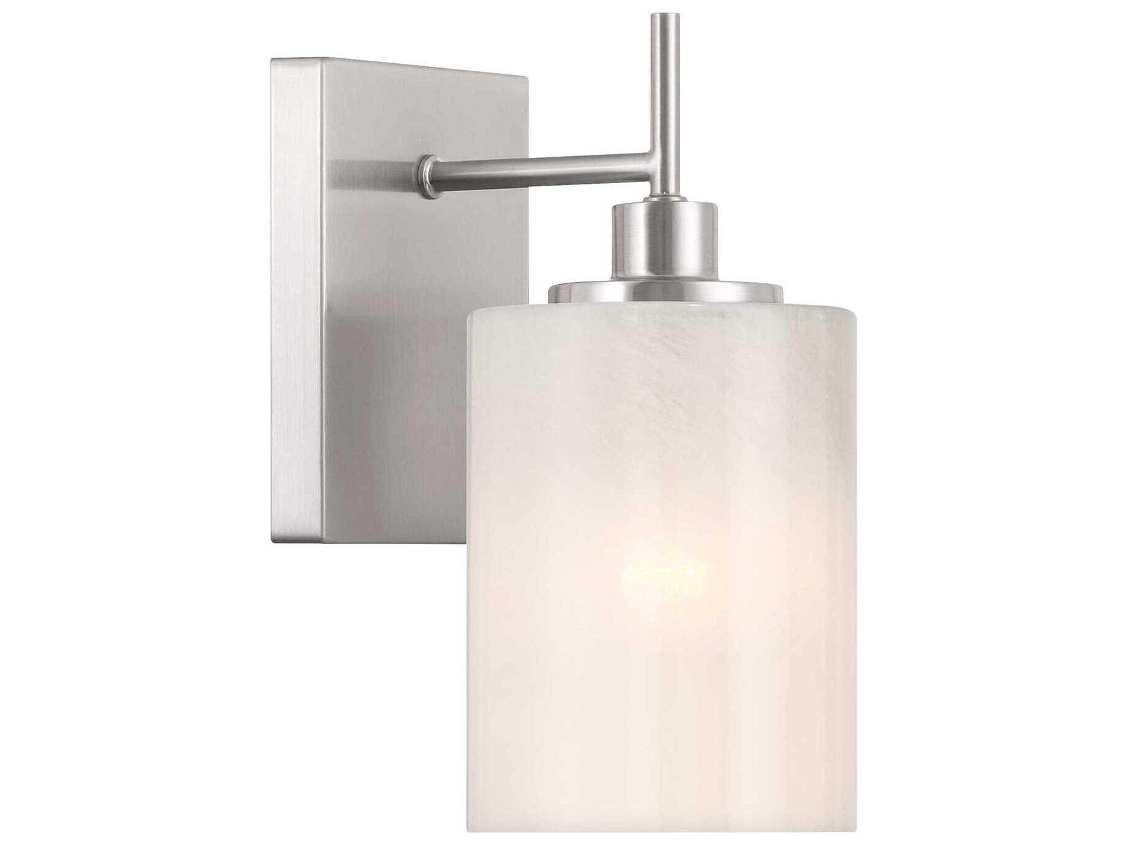 Meridian 1-Light Brushed Nickel Wall Sconce