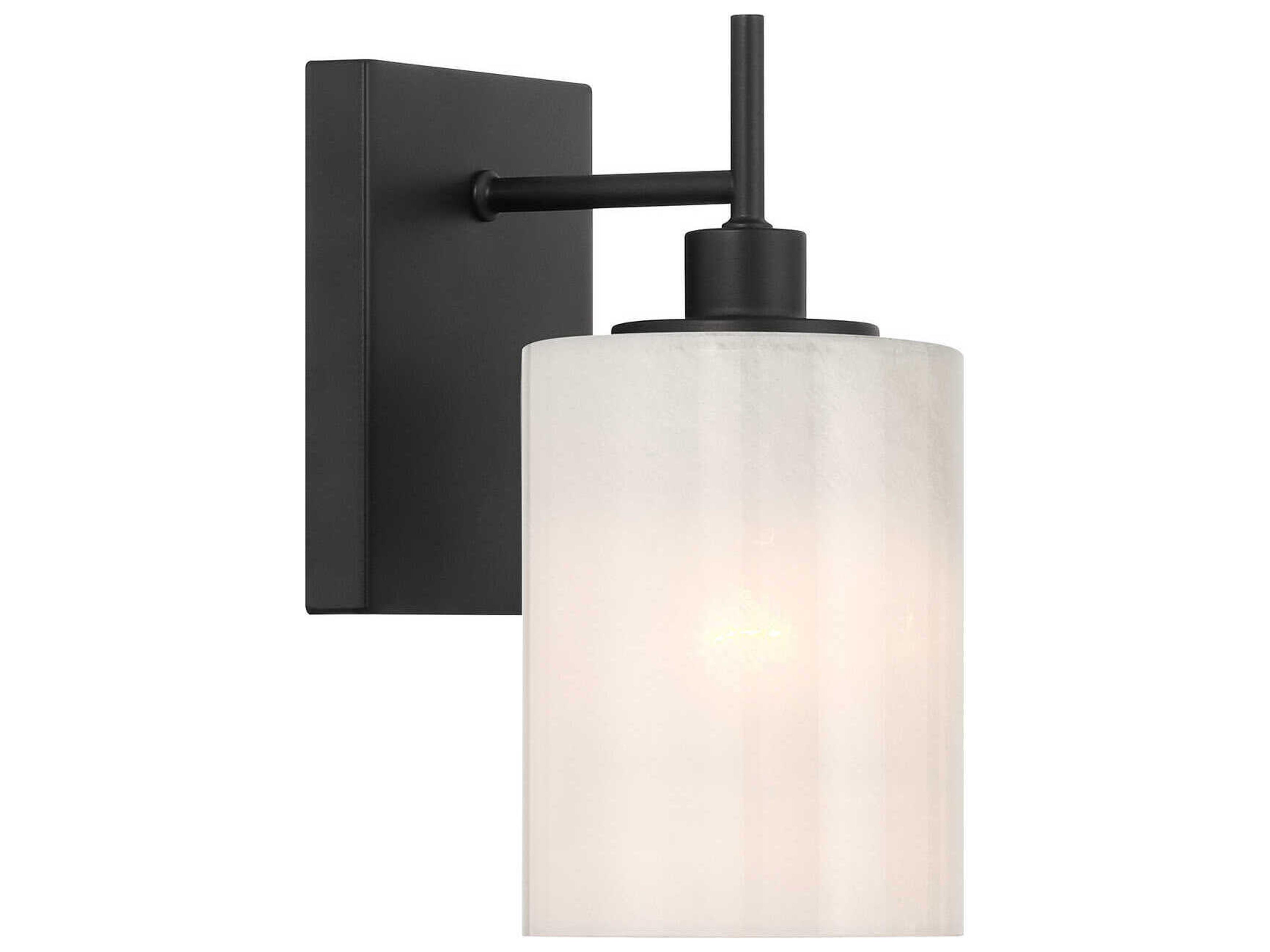 Savoy House Meridian 1-Light Matte Black Wall Sconce