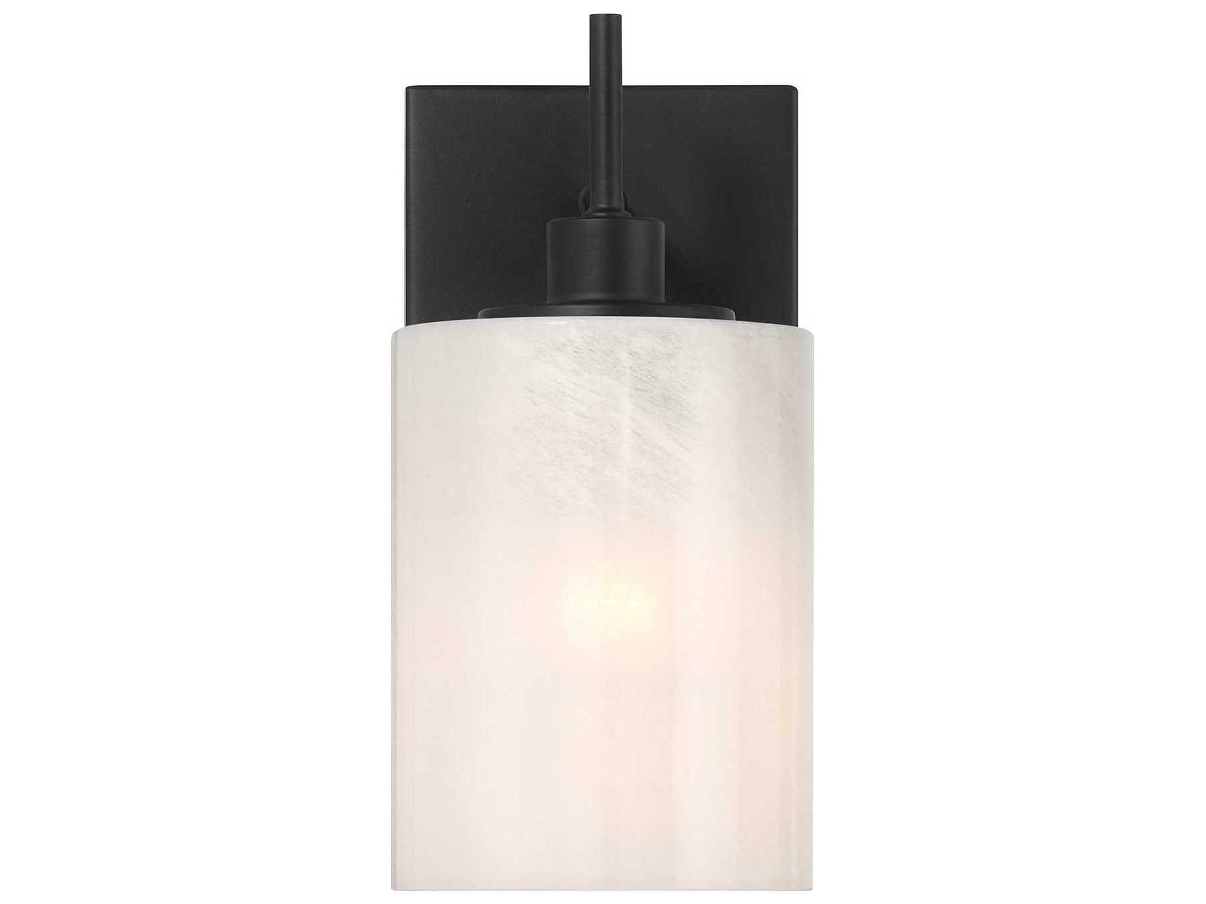 Savoy House Meridian 1-Light Matte Black Wall Sconce