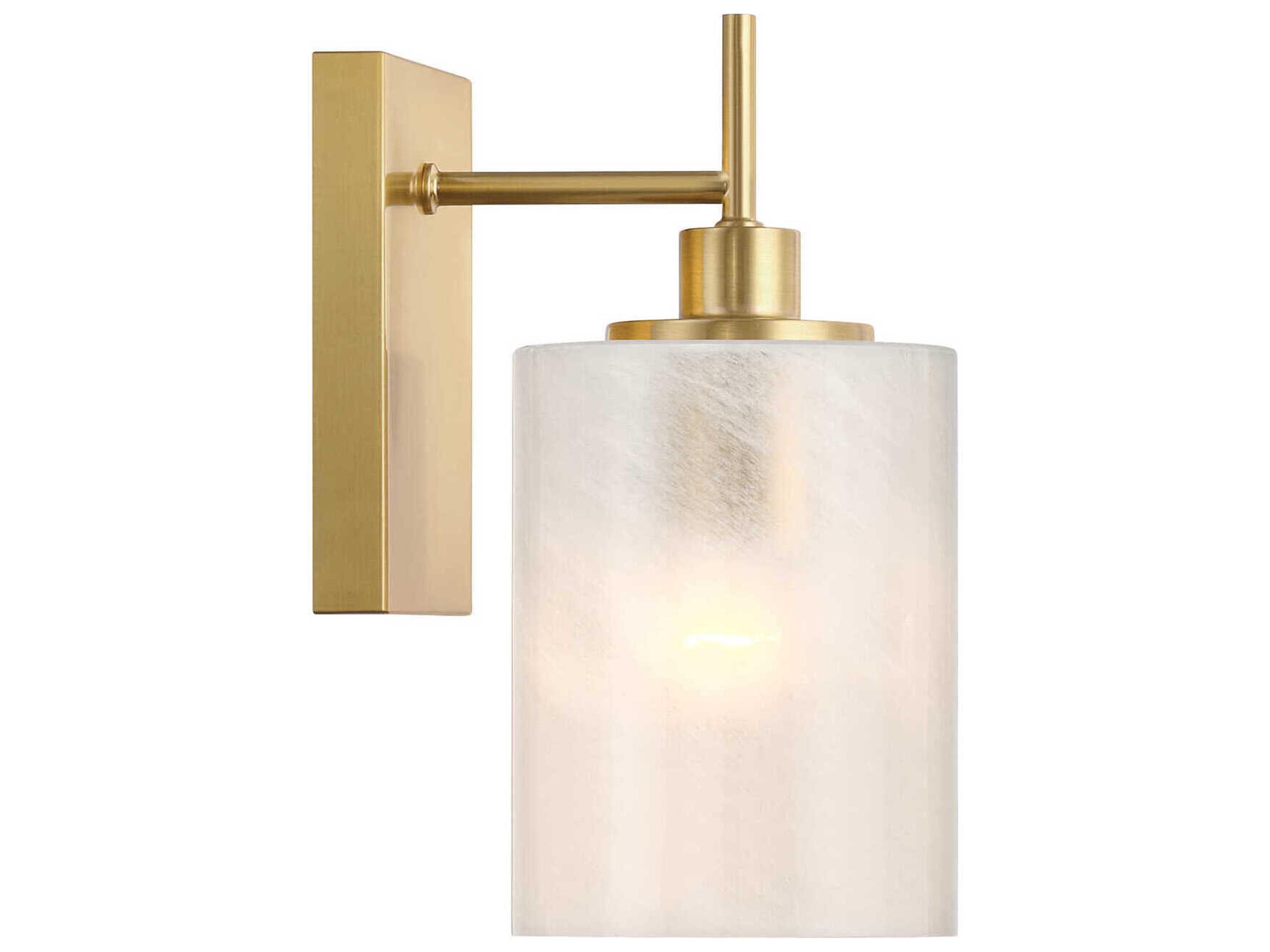 Savoy House Meridian 1-Light Natural Brass Wall Sconce