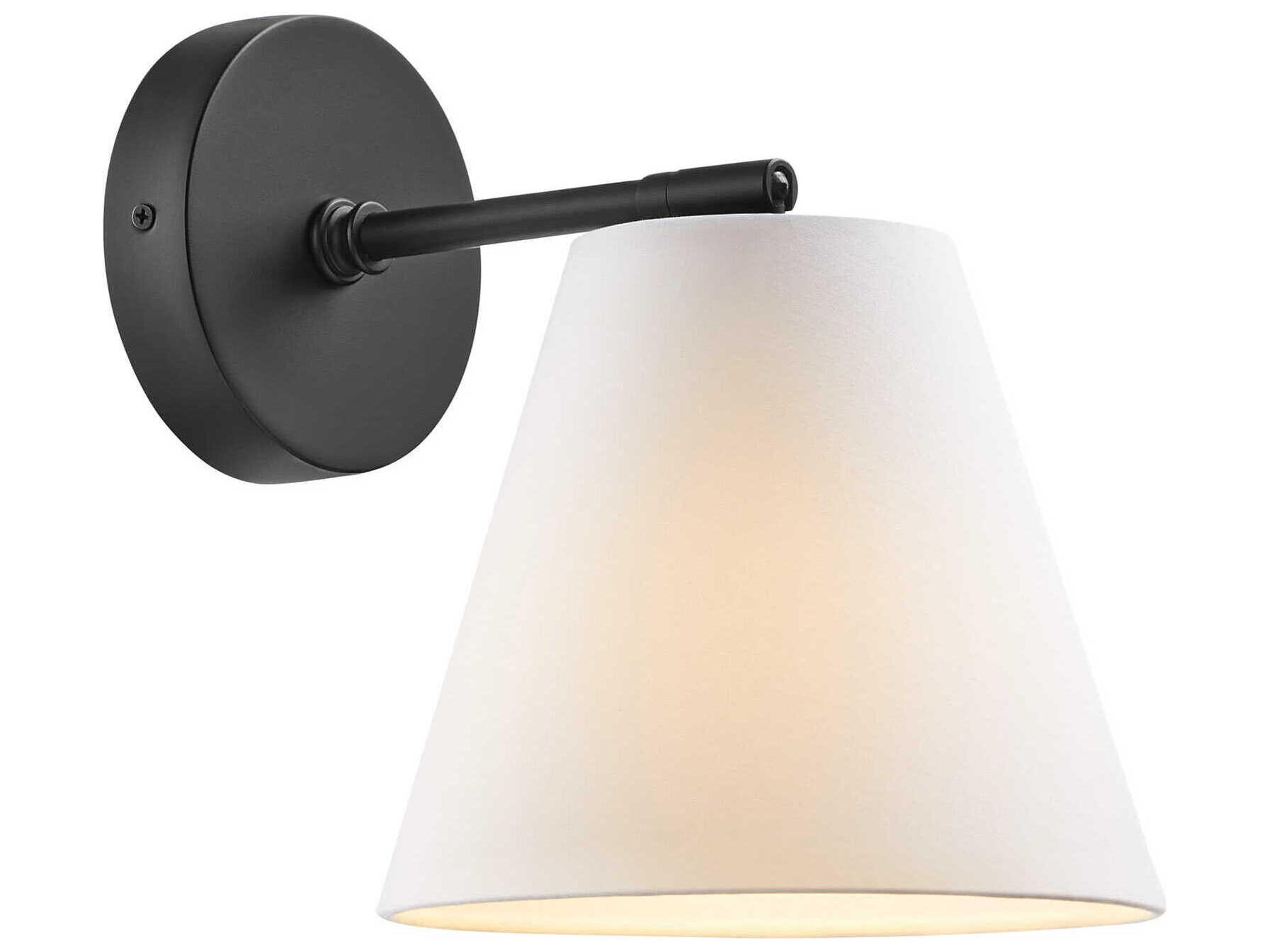 Savoy House Meridian 1-Light Matte Black Wall Sconce