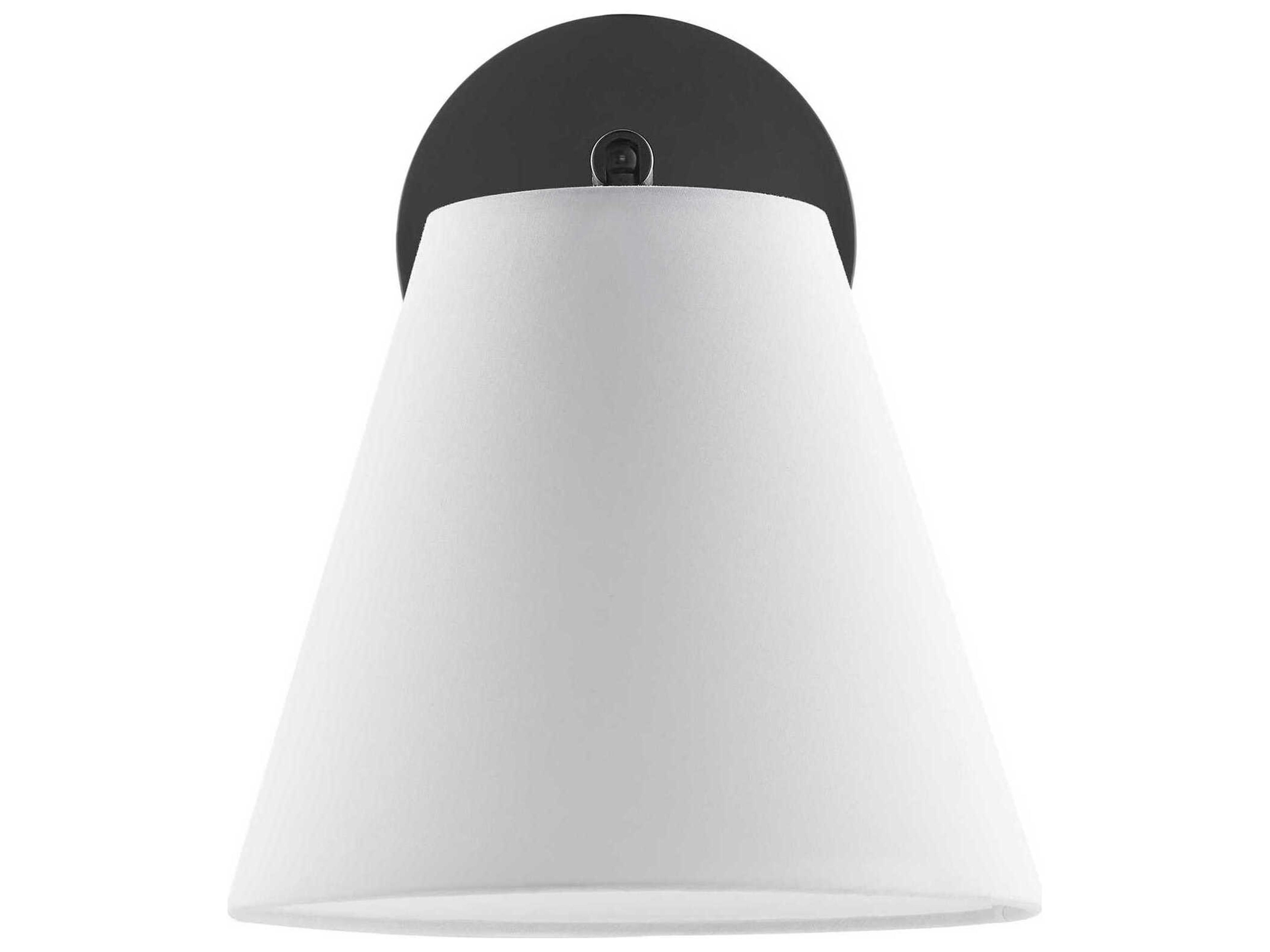 Savoy House Meridian 1-Light Matte Black Wall Sconce