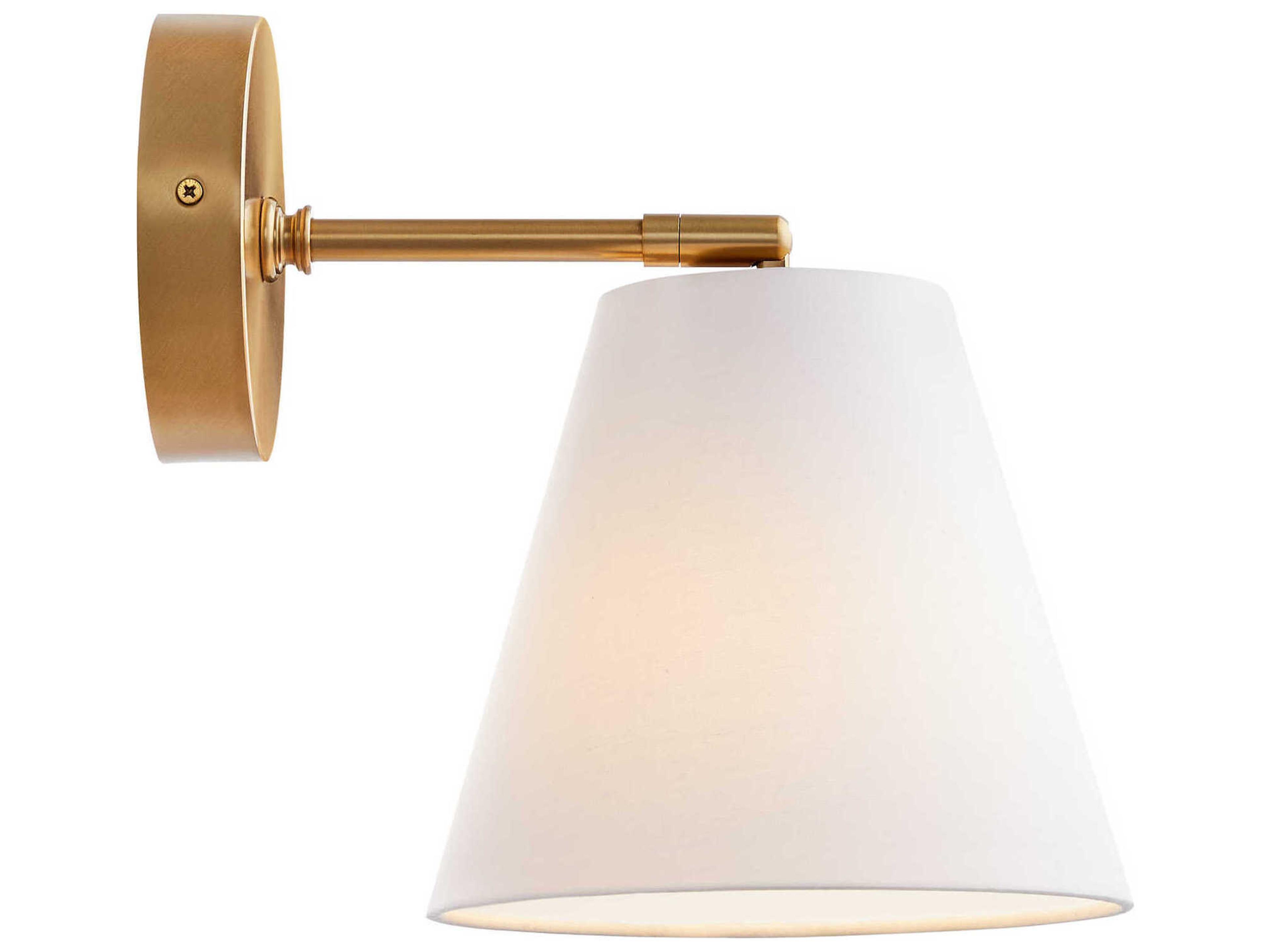 Savoy House Meridian 1-Light Natural Brass Wall Sconce