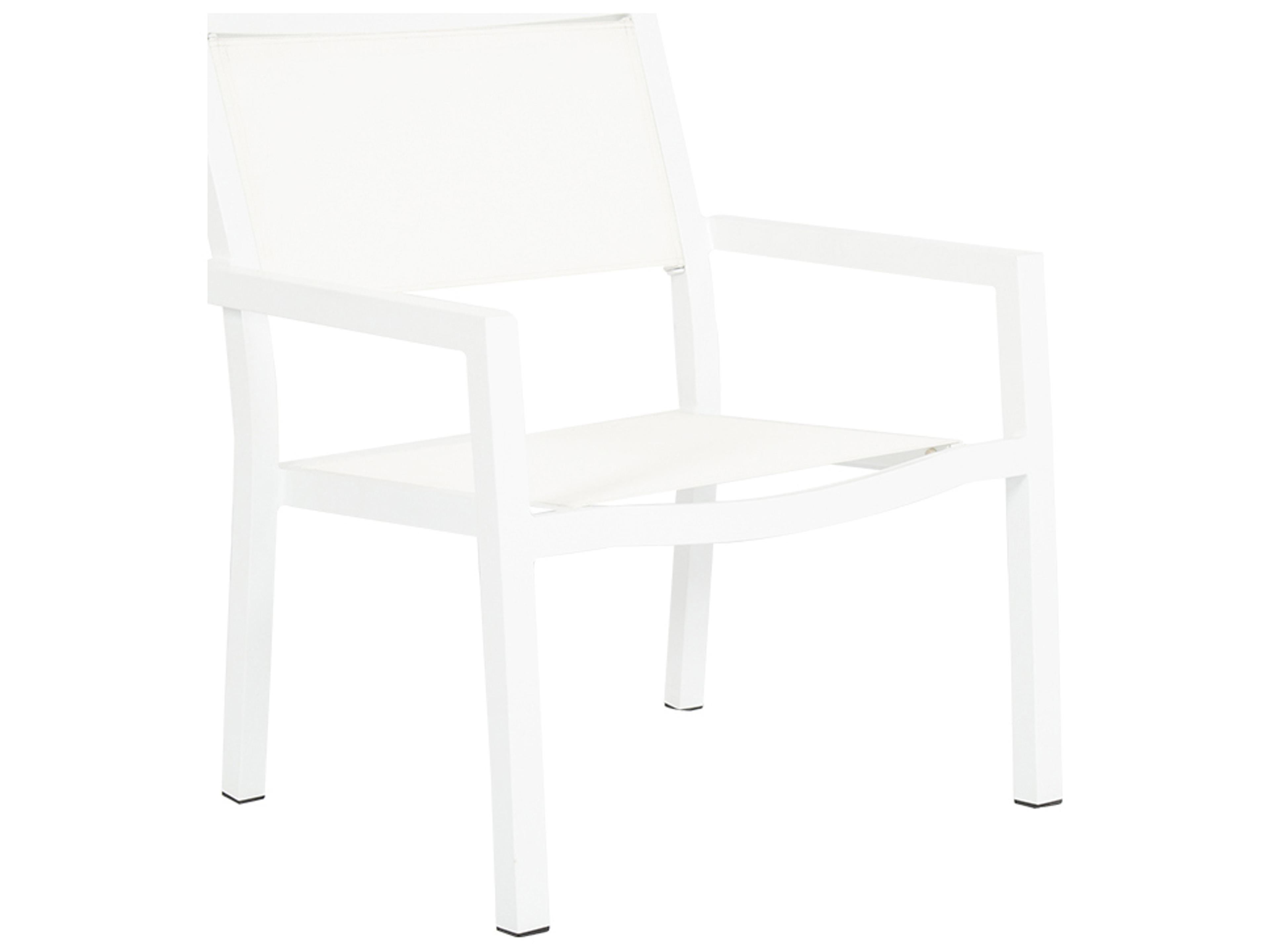 Sunset West Naples Sling Aluminum Stackable Outdoor Patio Lounge Chair