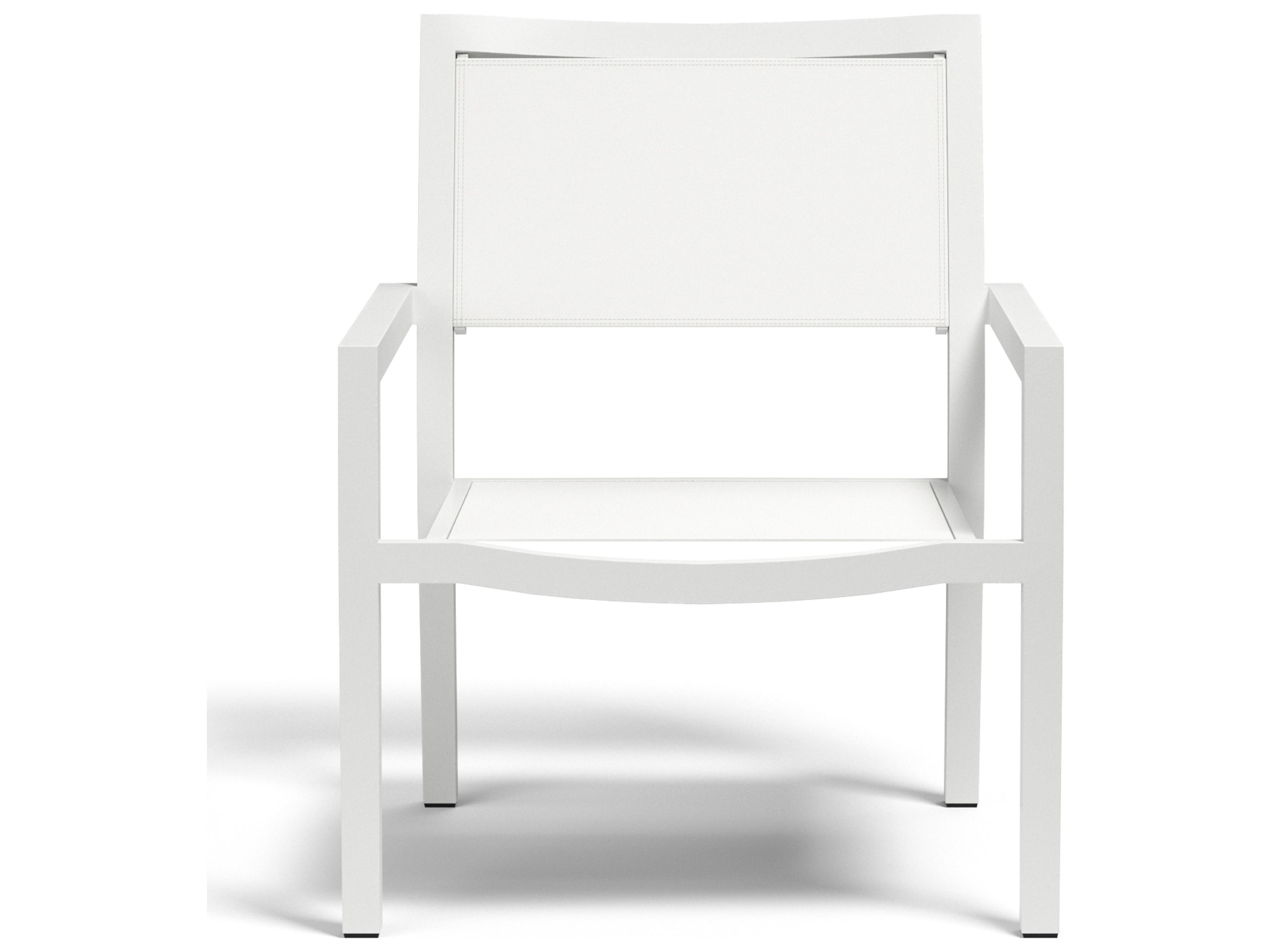 Sunset West Naples Sling Aluminum Stackable Outdoor Patio Lounge Chair