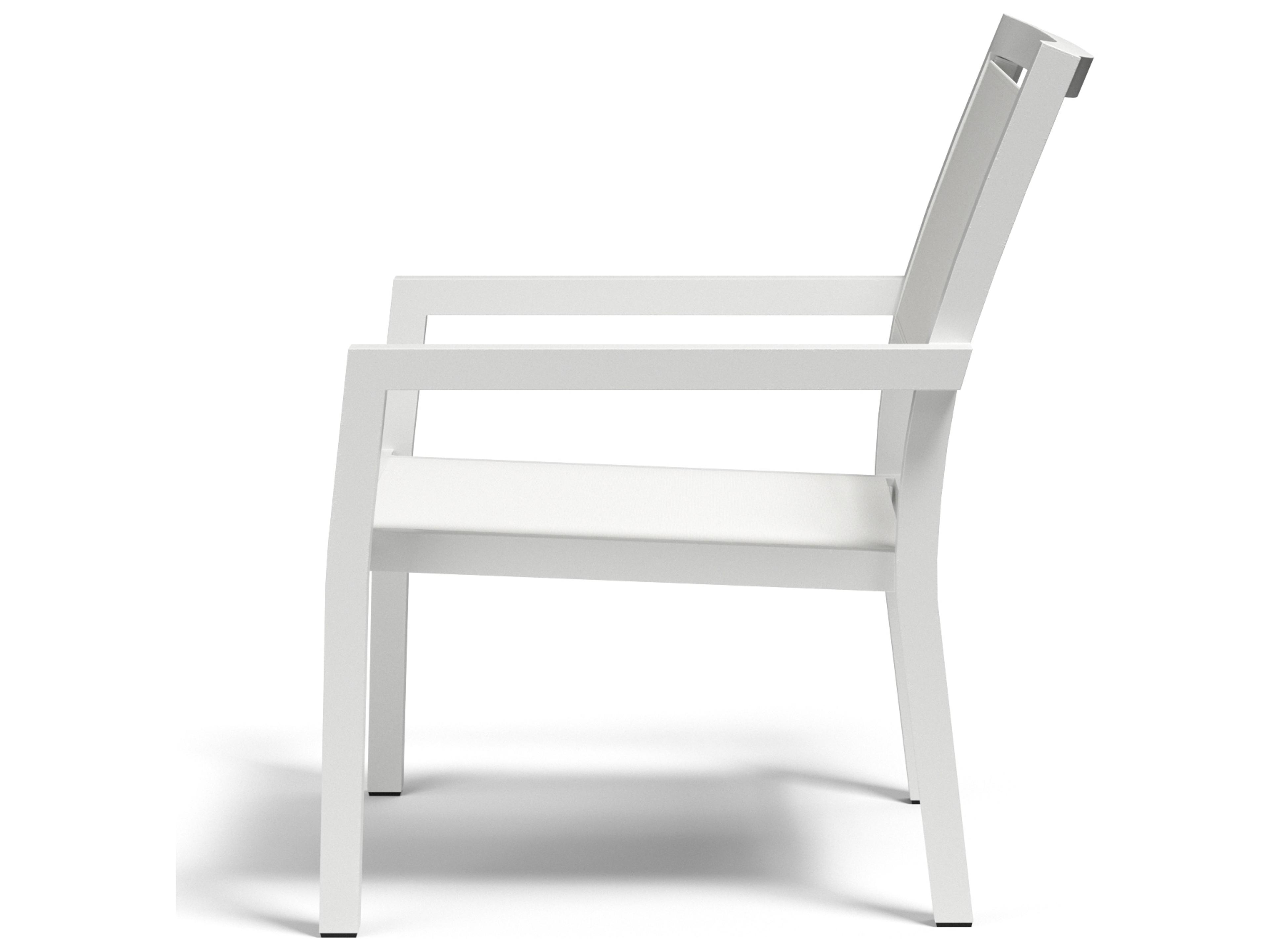 Sunset West Naples Sling Aluminum Stackable Outdoor Patio Lounge Chair