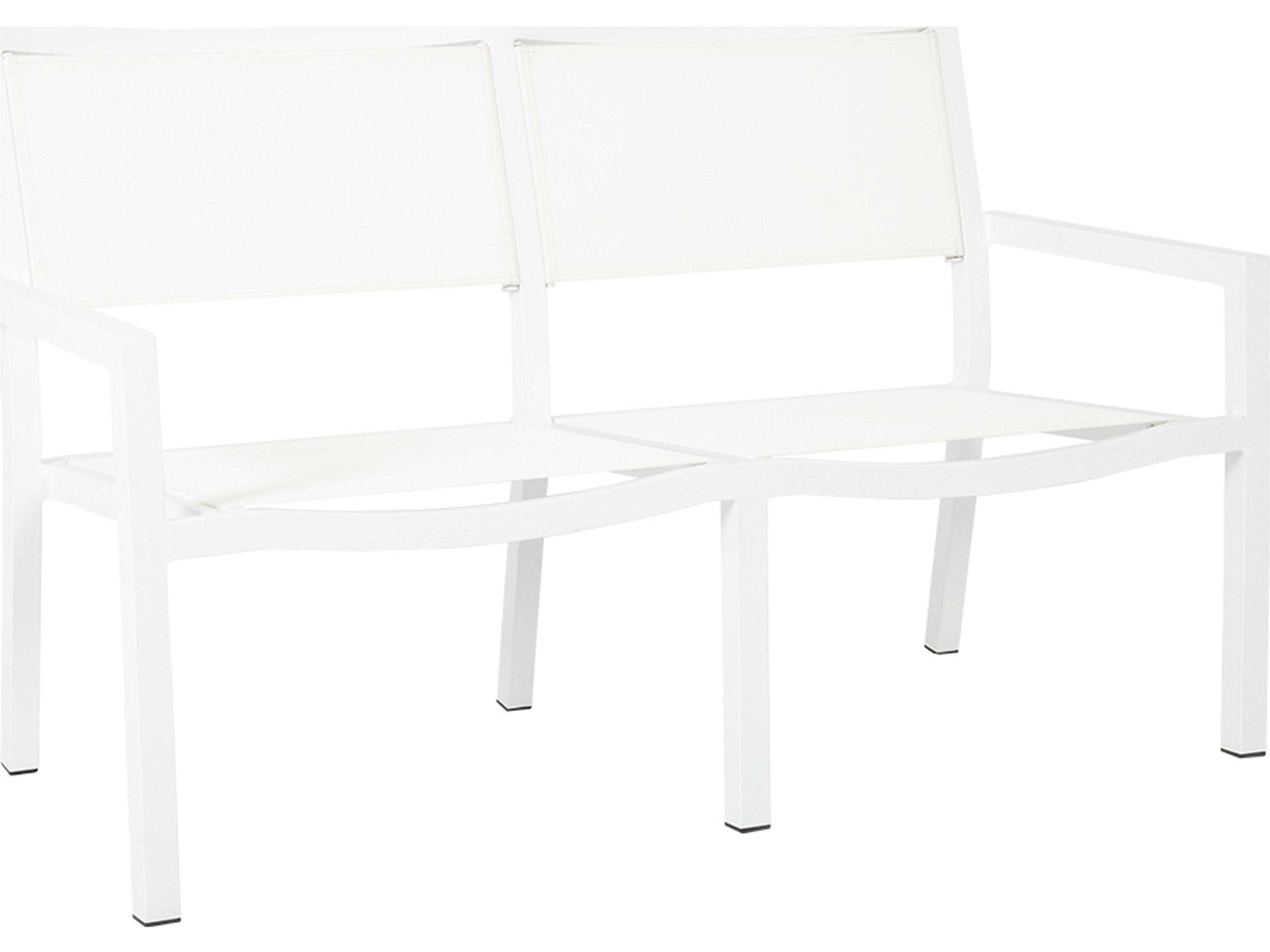 Sunset West Naples Sling Aluminum Outdoor Patio Loveseat