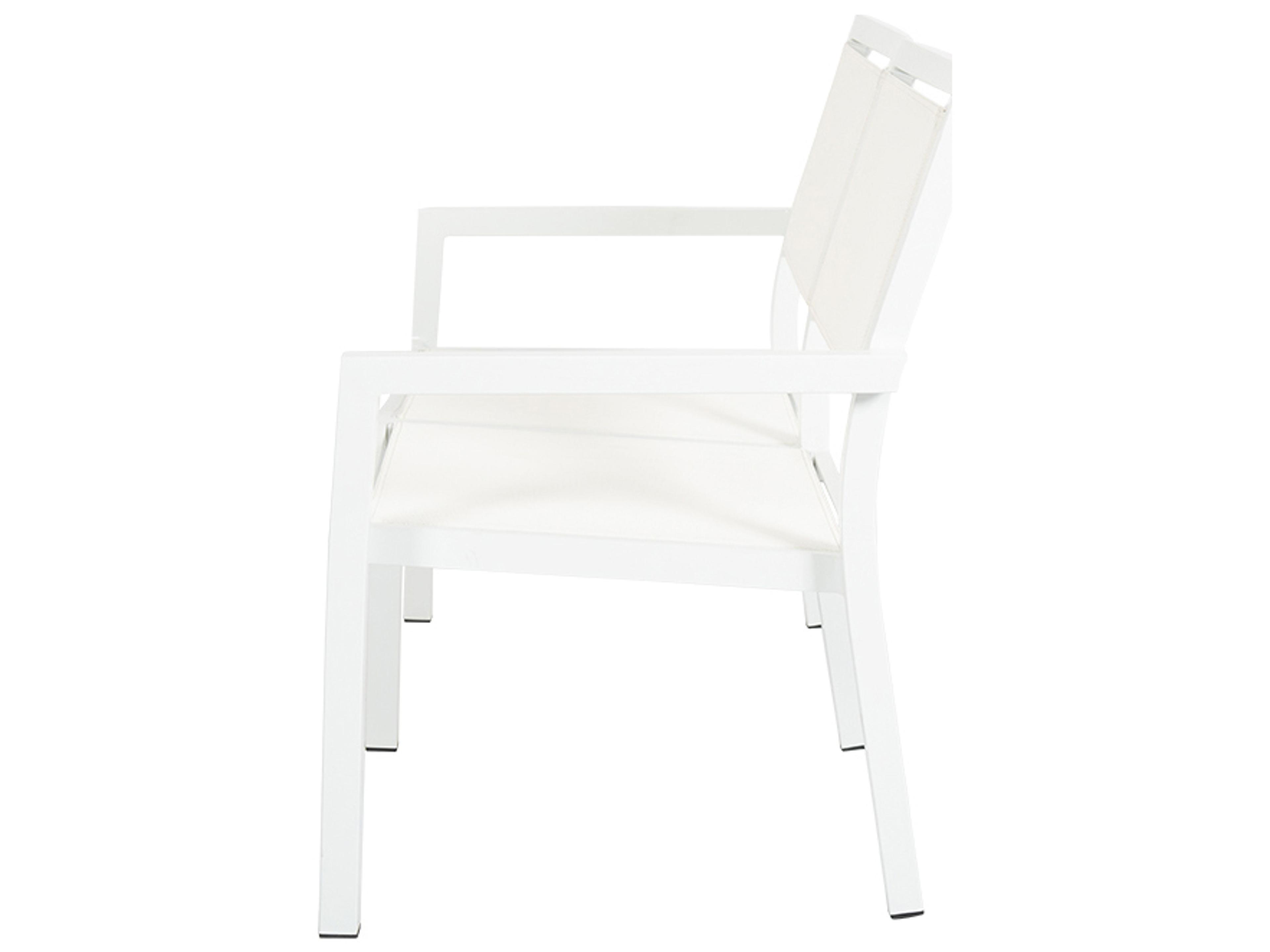 Sunset West Naples Sling Aluminum Outdoor Patio Loveseat