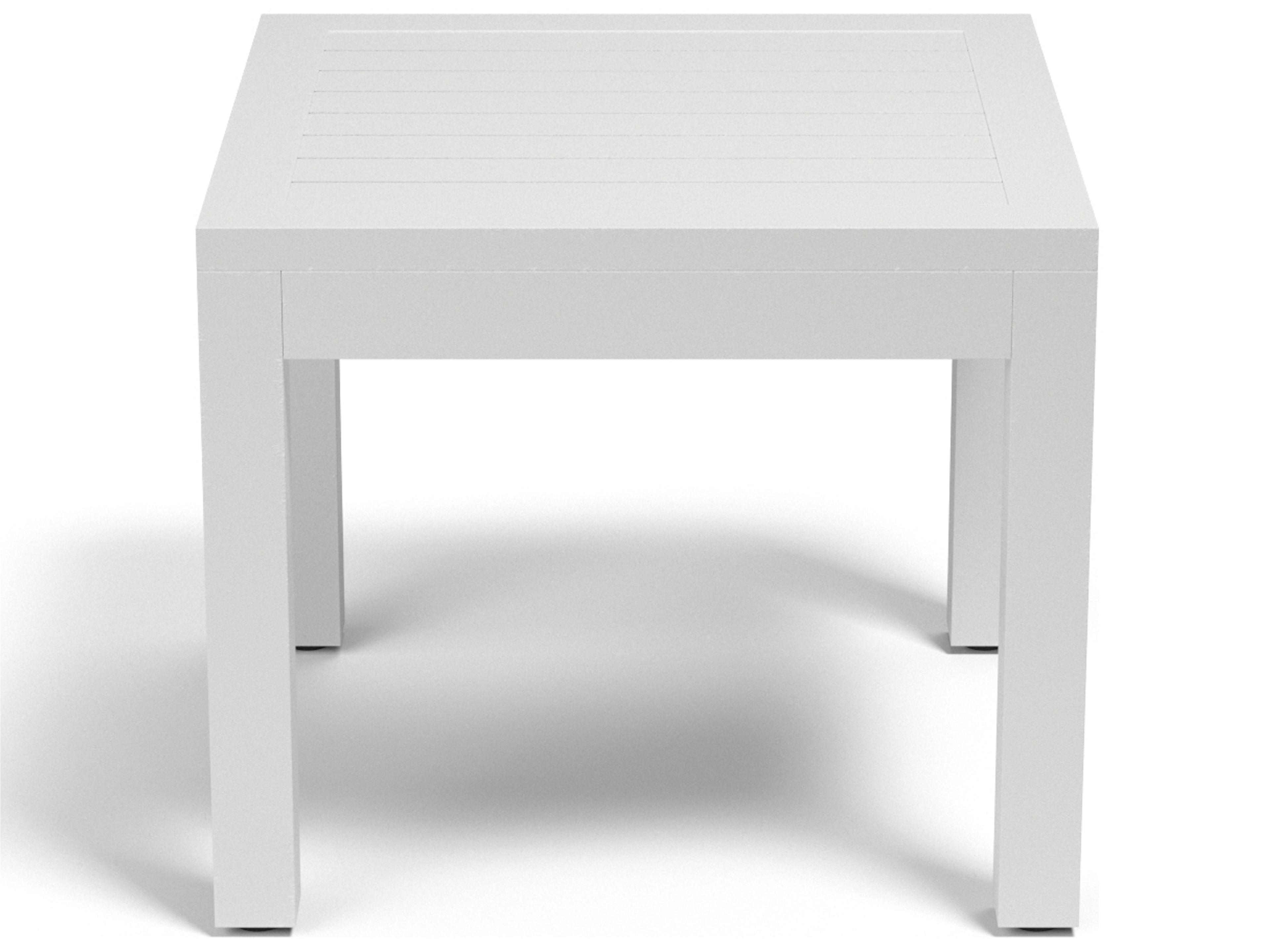 Sunset West Naples Aluminum Square Outdoor End Table