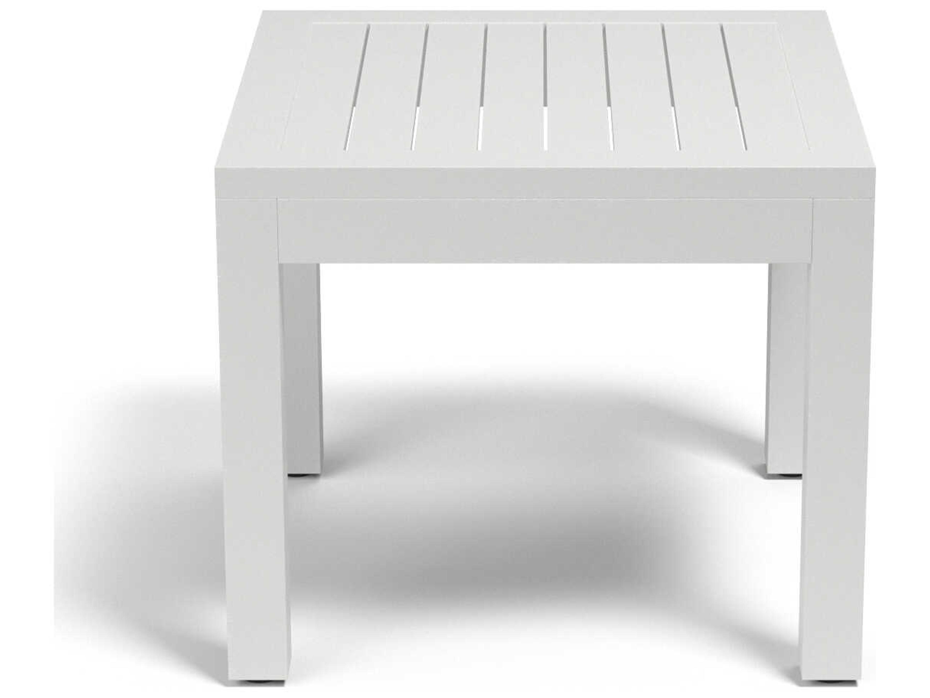 Sunset West Naples Aluminum Square Outdoor End Table