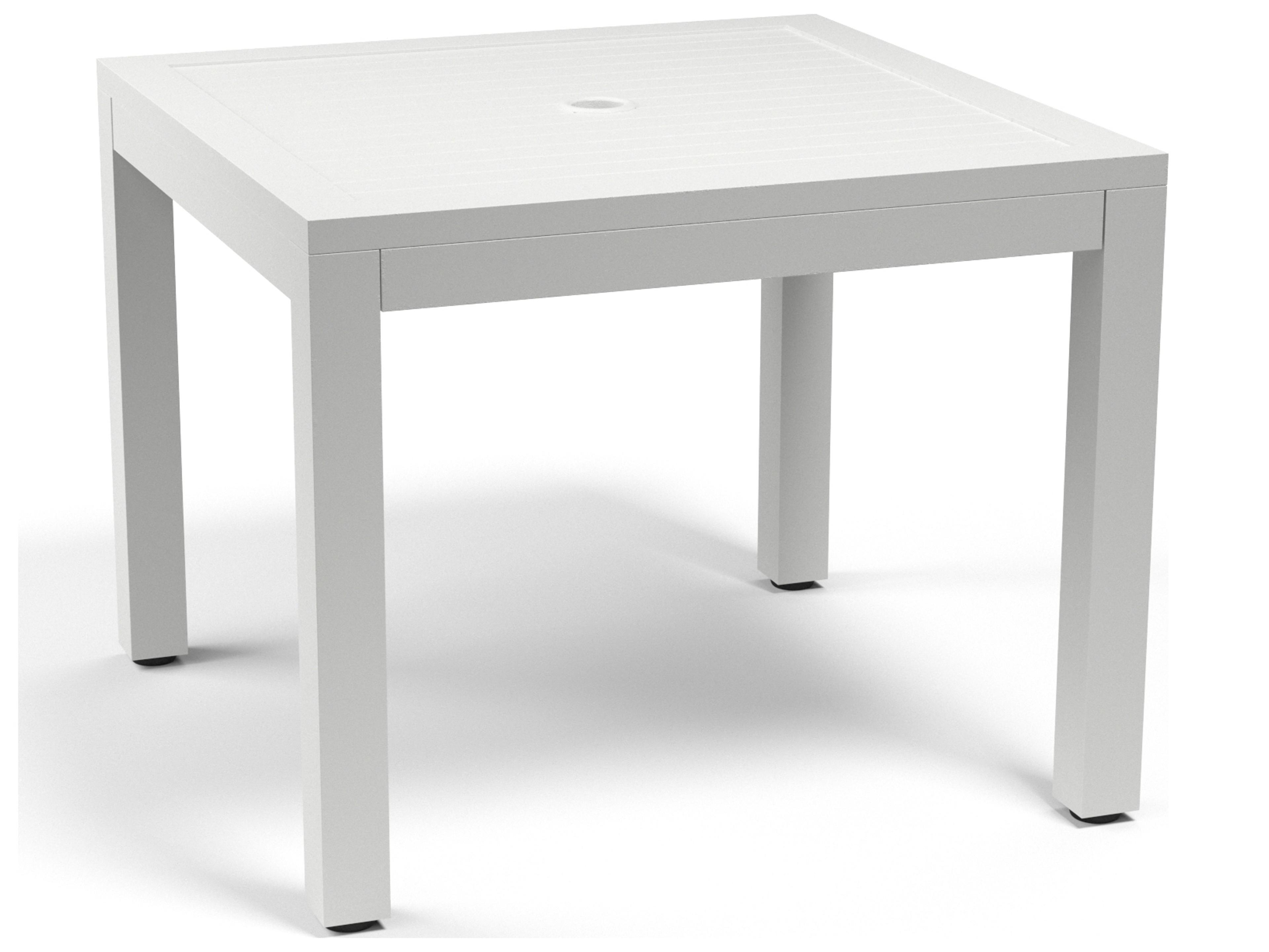 Sunset West Naples Aluminum Square Patio Dining Table