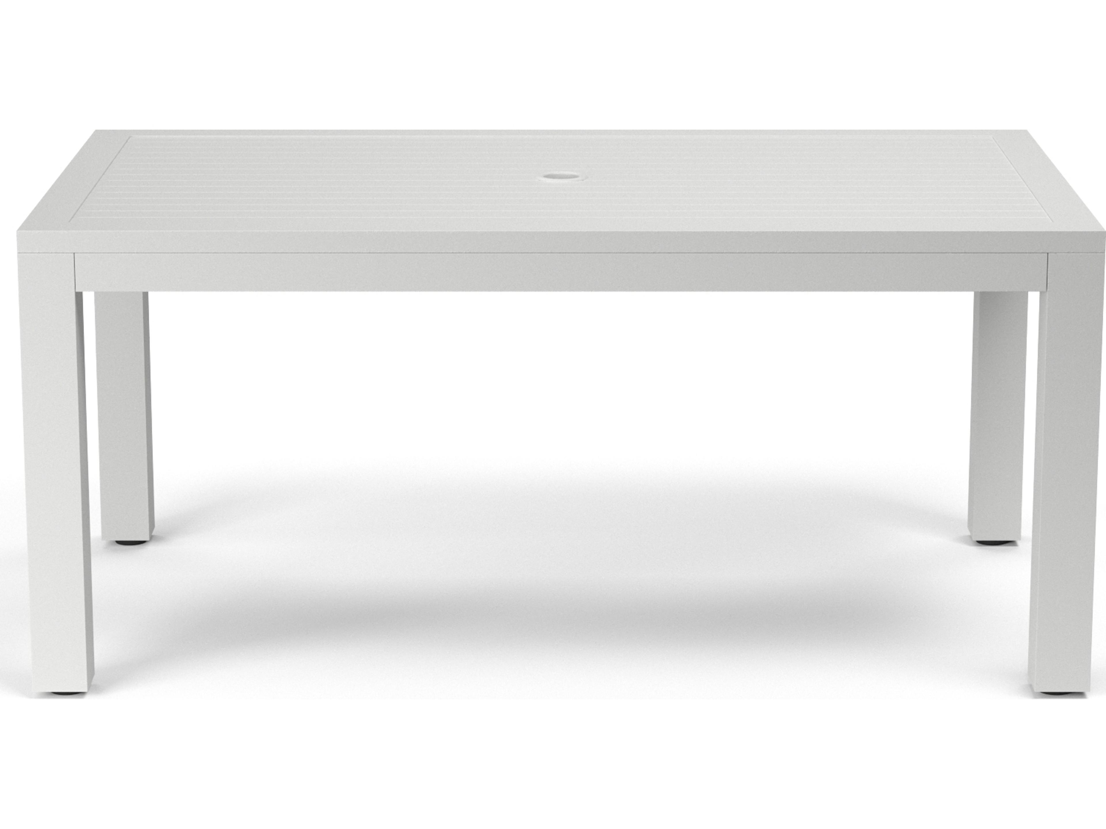 Sunset West Naples Aluminum Rectangular Outdoor Dining Table