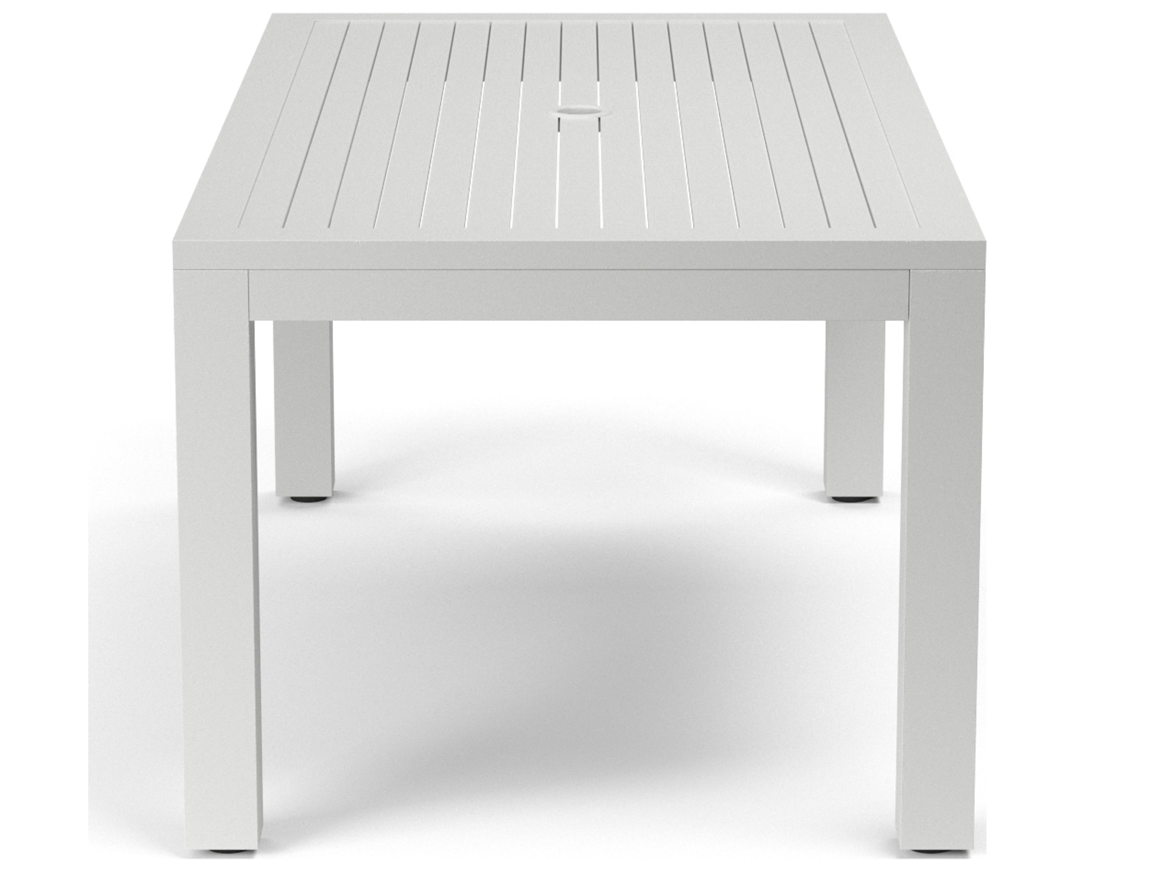 Sunset West Naples Aluminum Rectangular Outdoor Dining Table
