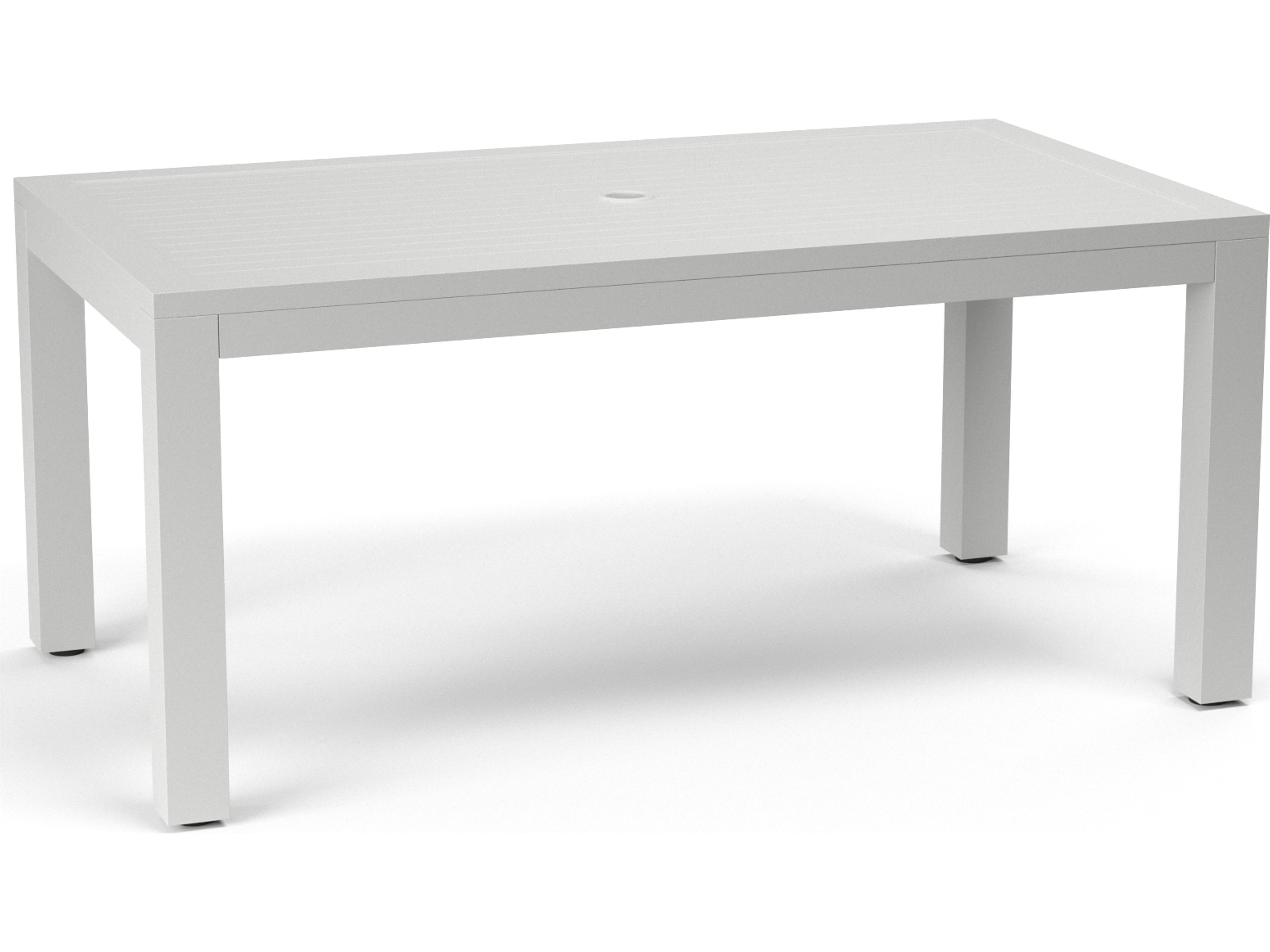 Sunset West Naples Aluminum Rectangular Outdoor Dining Table