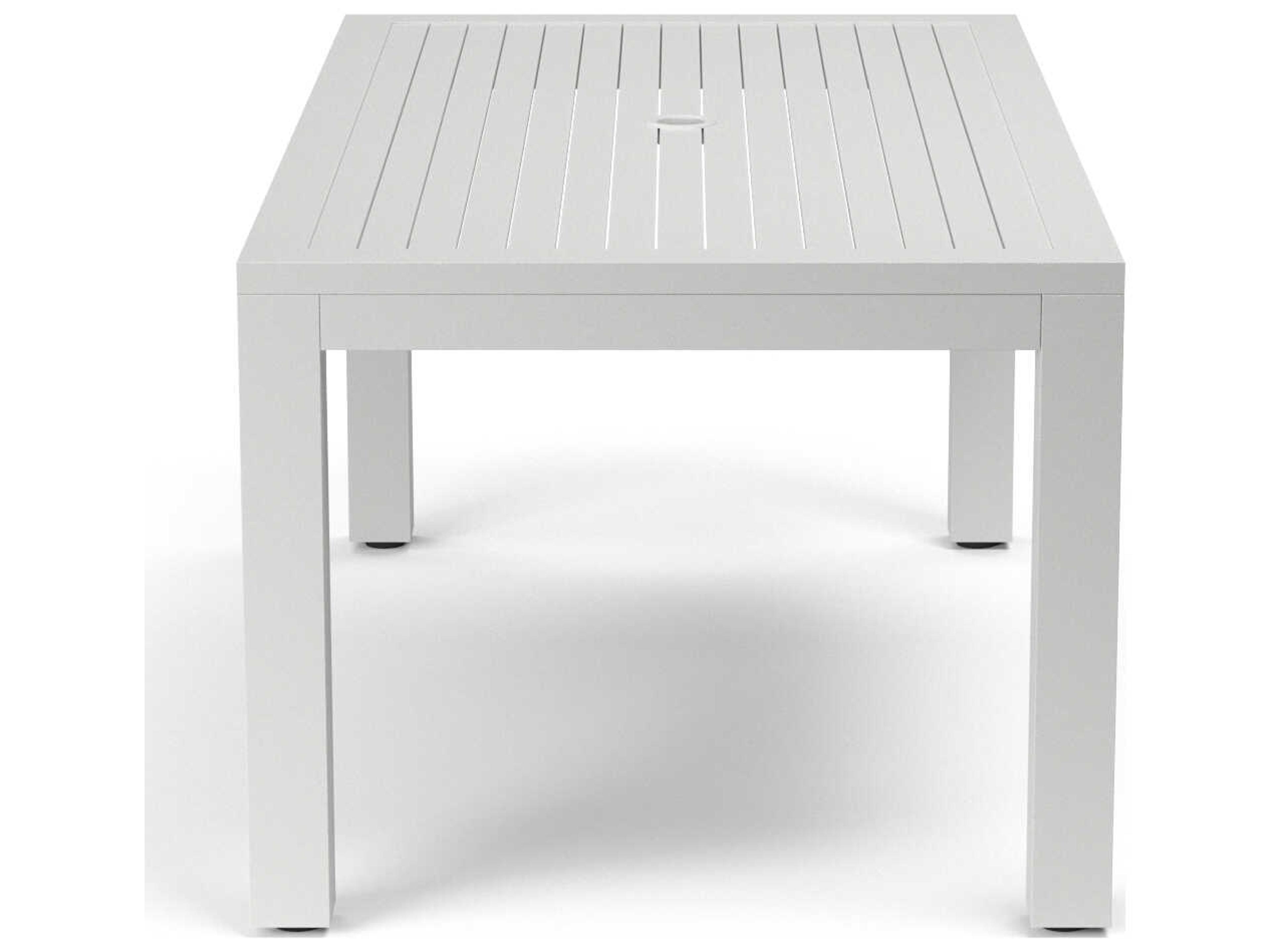 Sunset West Naples Aluminum Rectangular Outdoor Dining Table