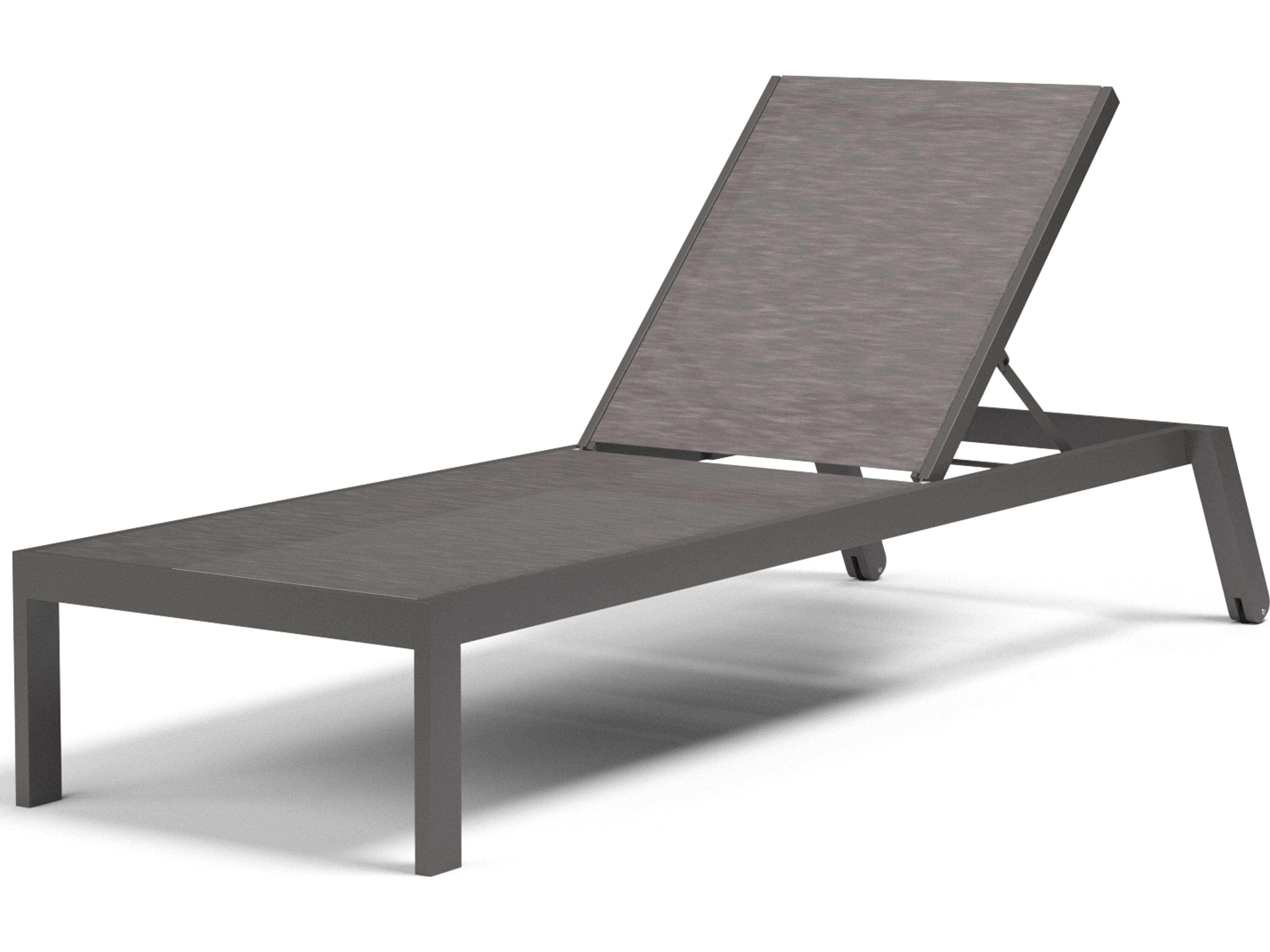 Vegas Sling Aluminum Stackable Outdoor Chaise Lounge