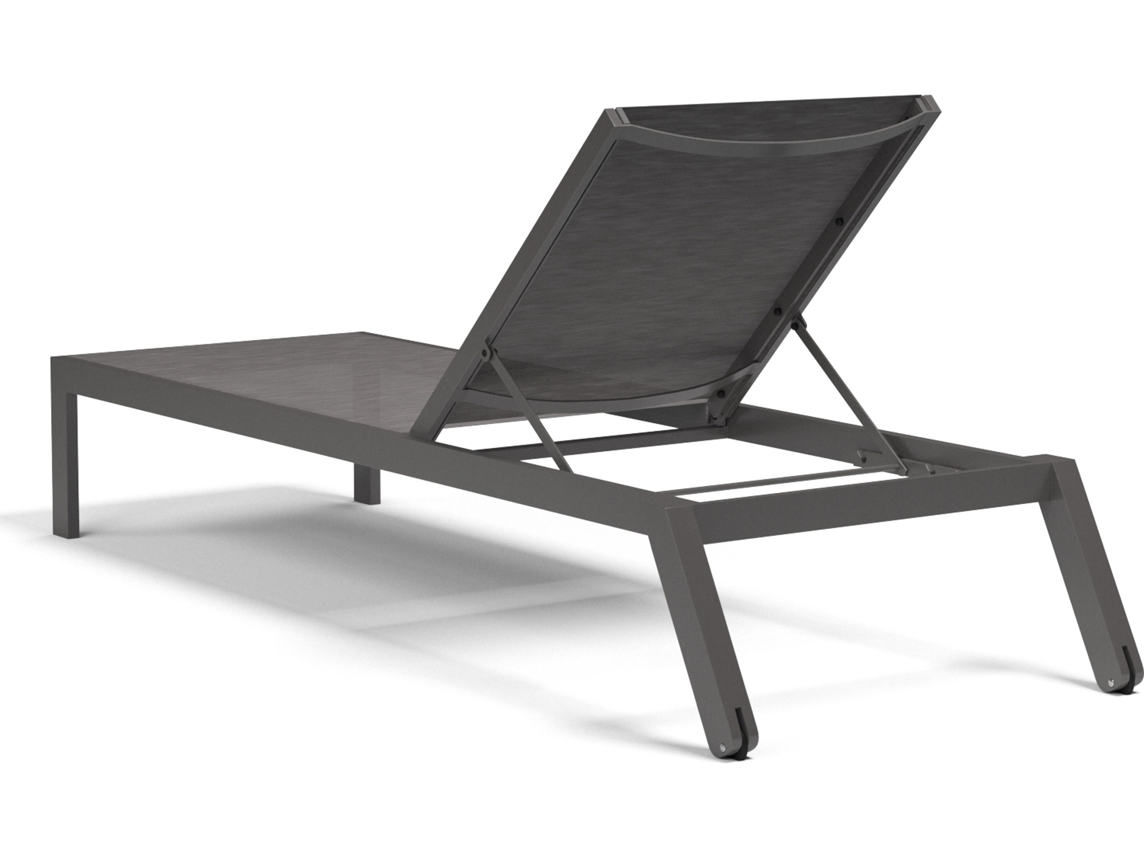 Sunset West Vegas Sling Aluminum Stackable Outdoor Chaise Lounge
