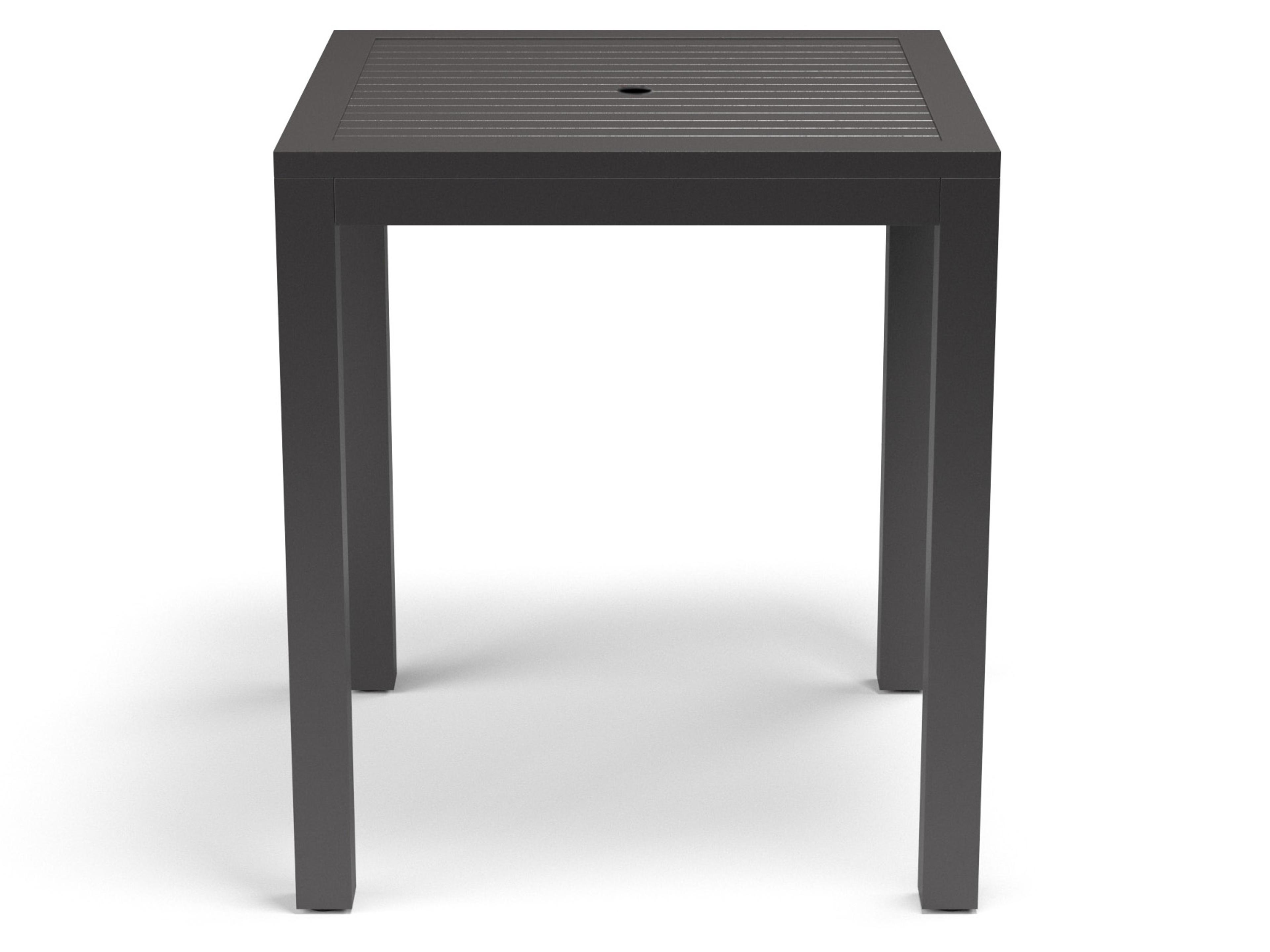 Sunset West Vegas Aluminum Square Outdoor Bar Table