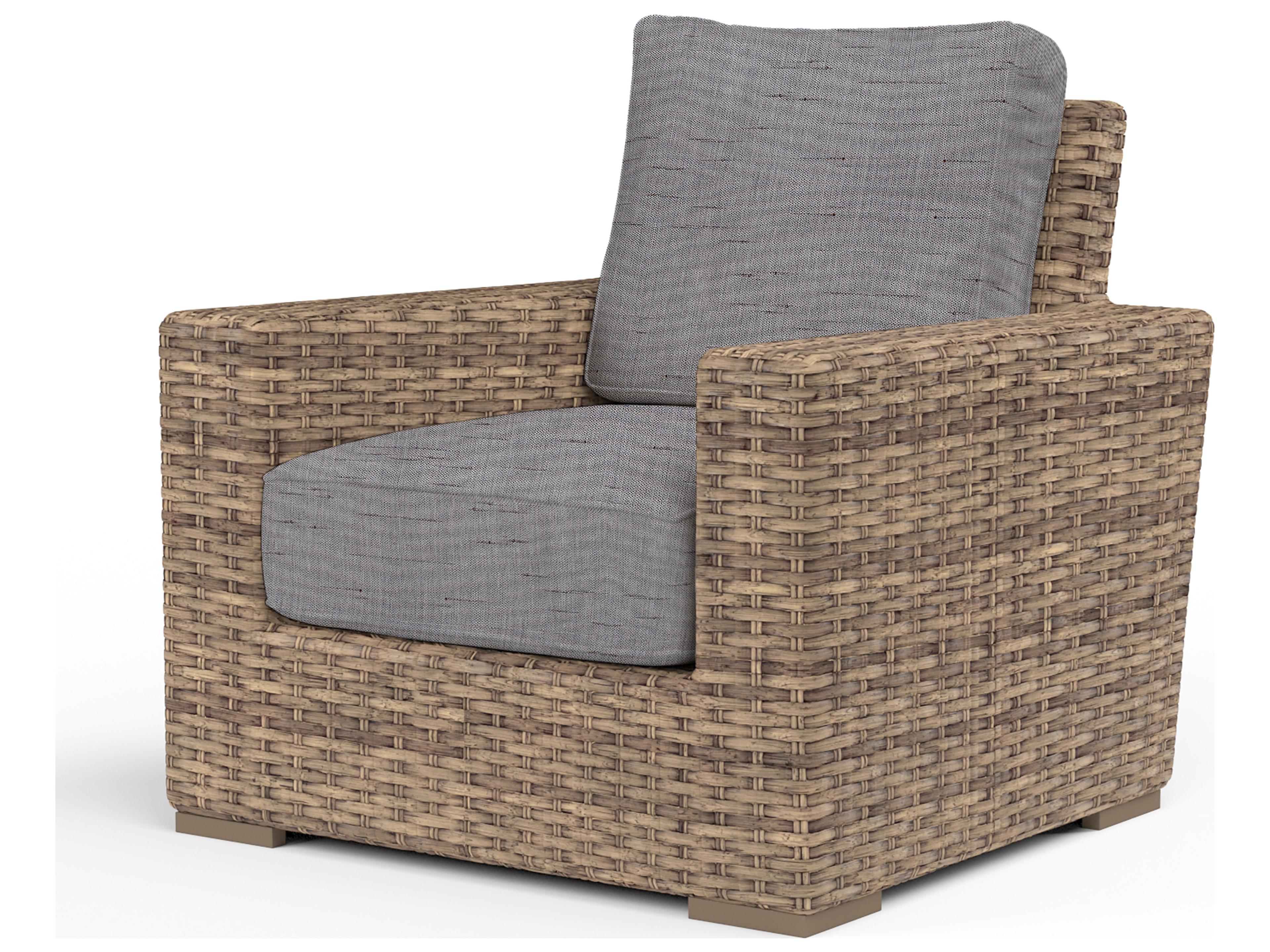 Sunset West Havana Wicker Outdoor Patio Lounge Chair