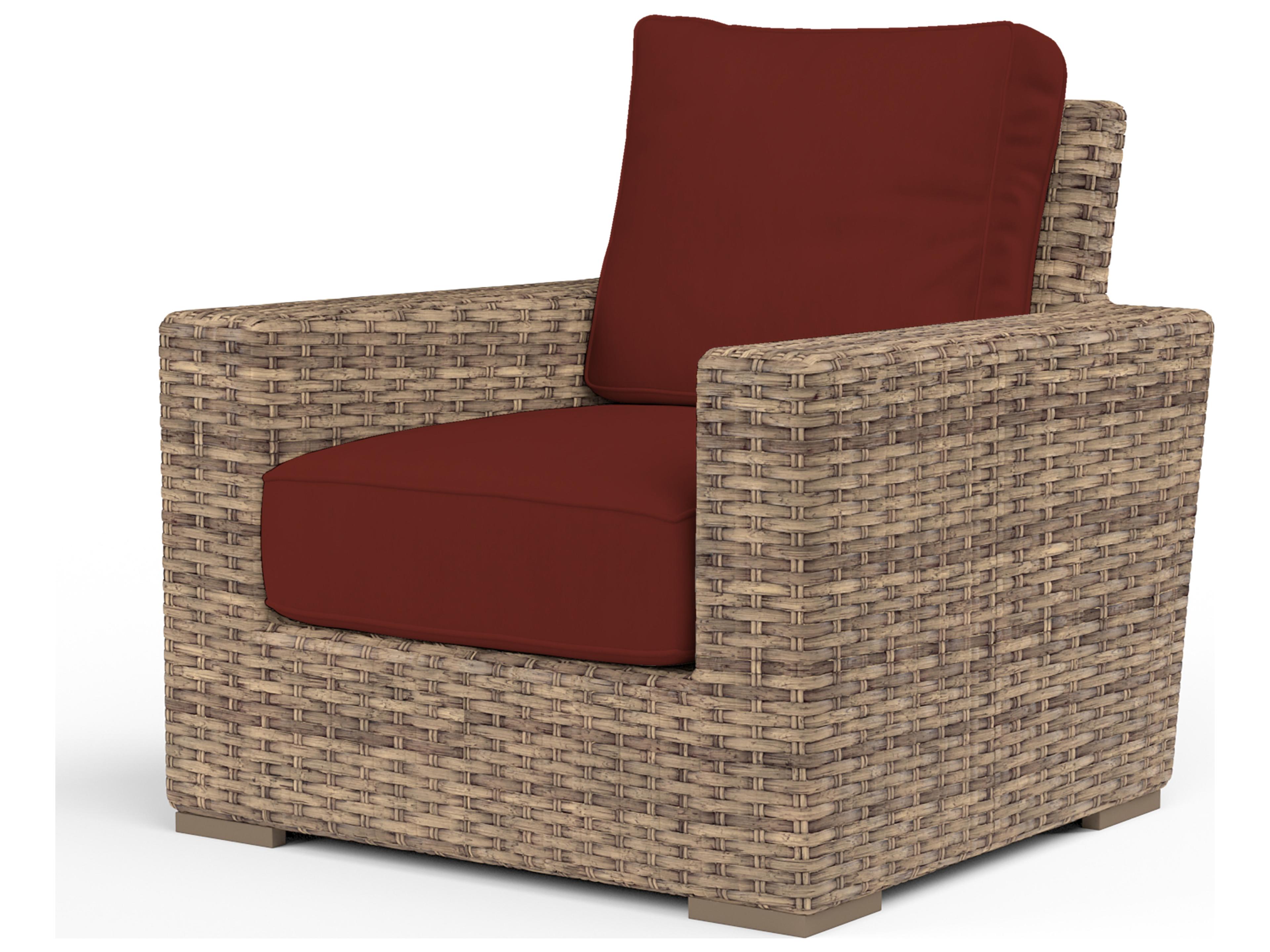 Sunset West Havana Wicker Outdoor Patio Lounge Chair