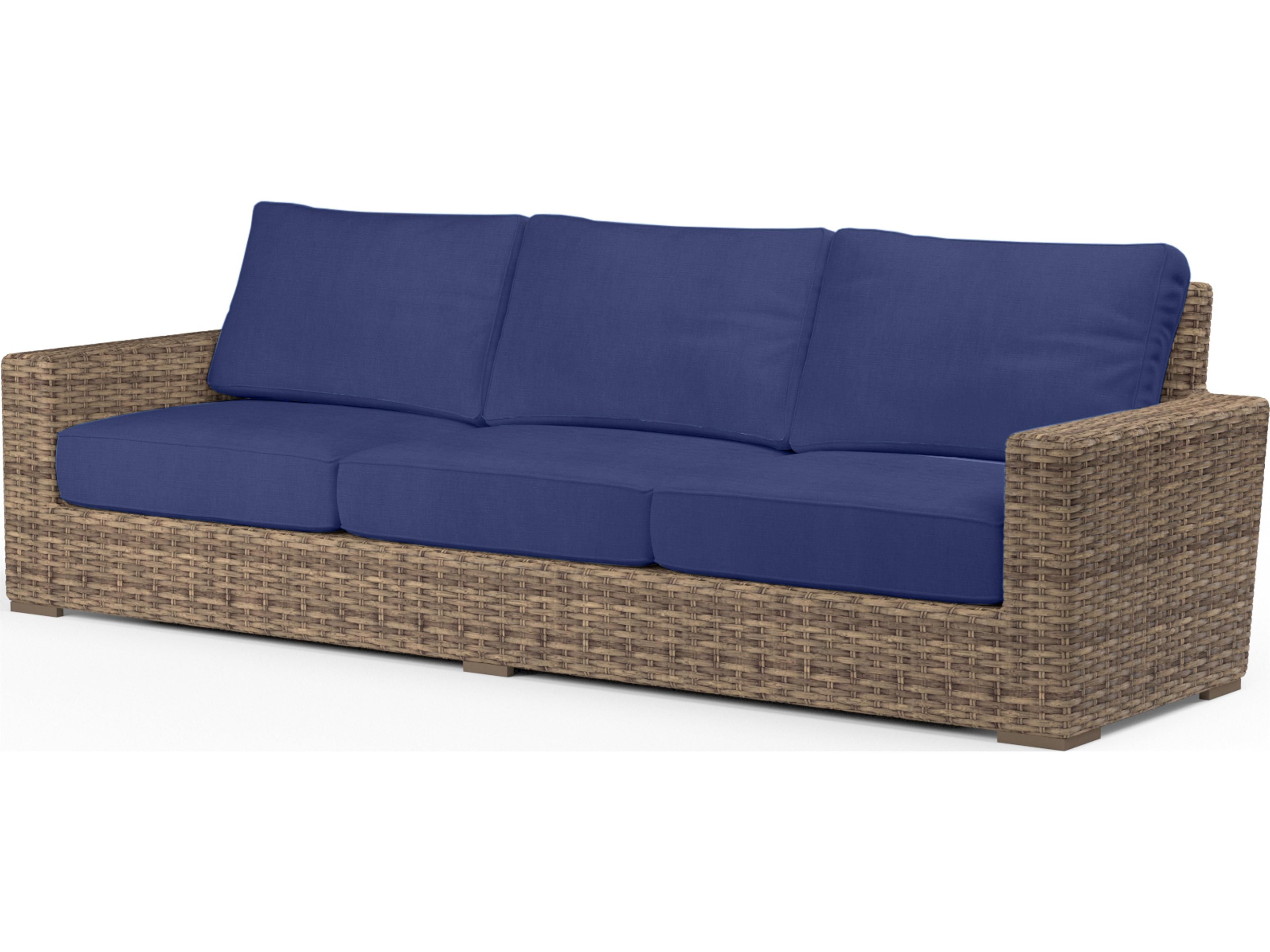 Sunset West Havana Wicker Patio Sofa