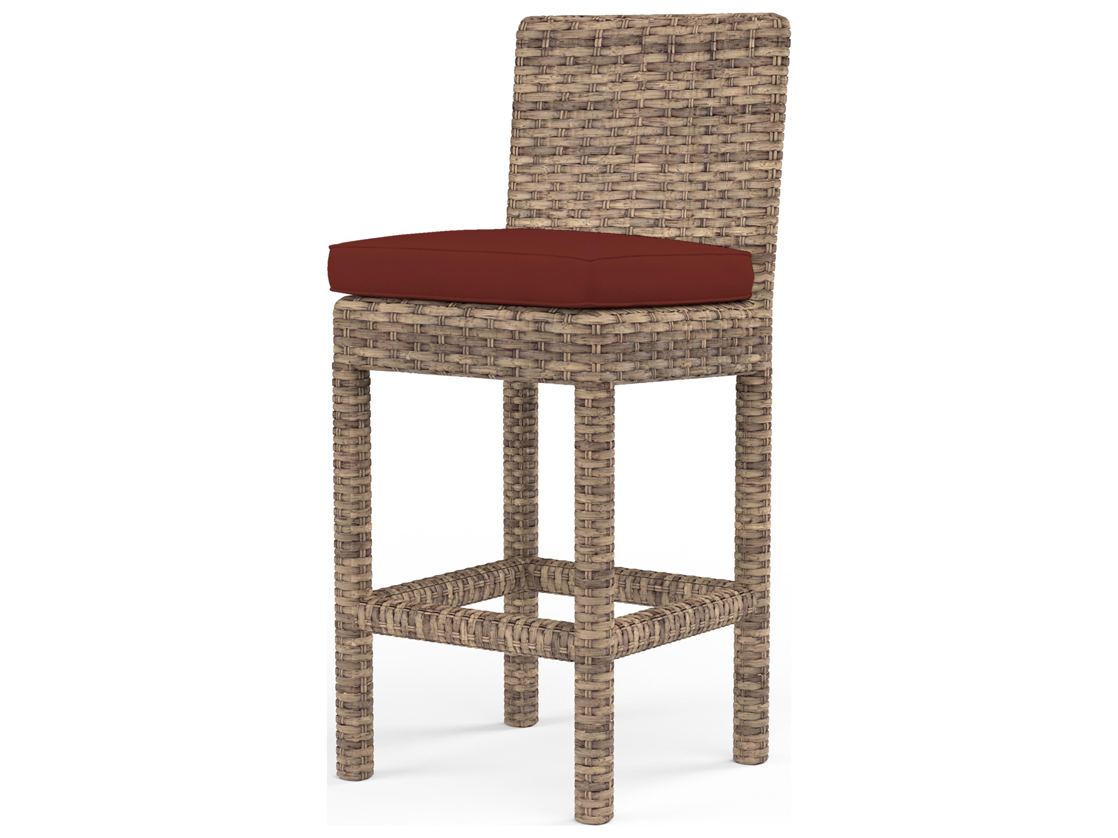 Sunset West Havana Wicker Outdoor Patio Bar Stool