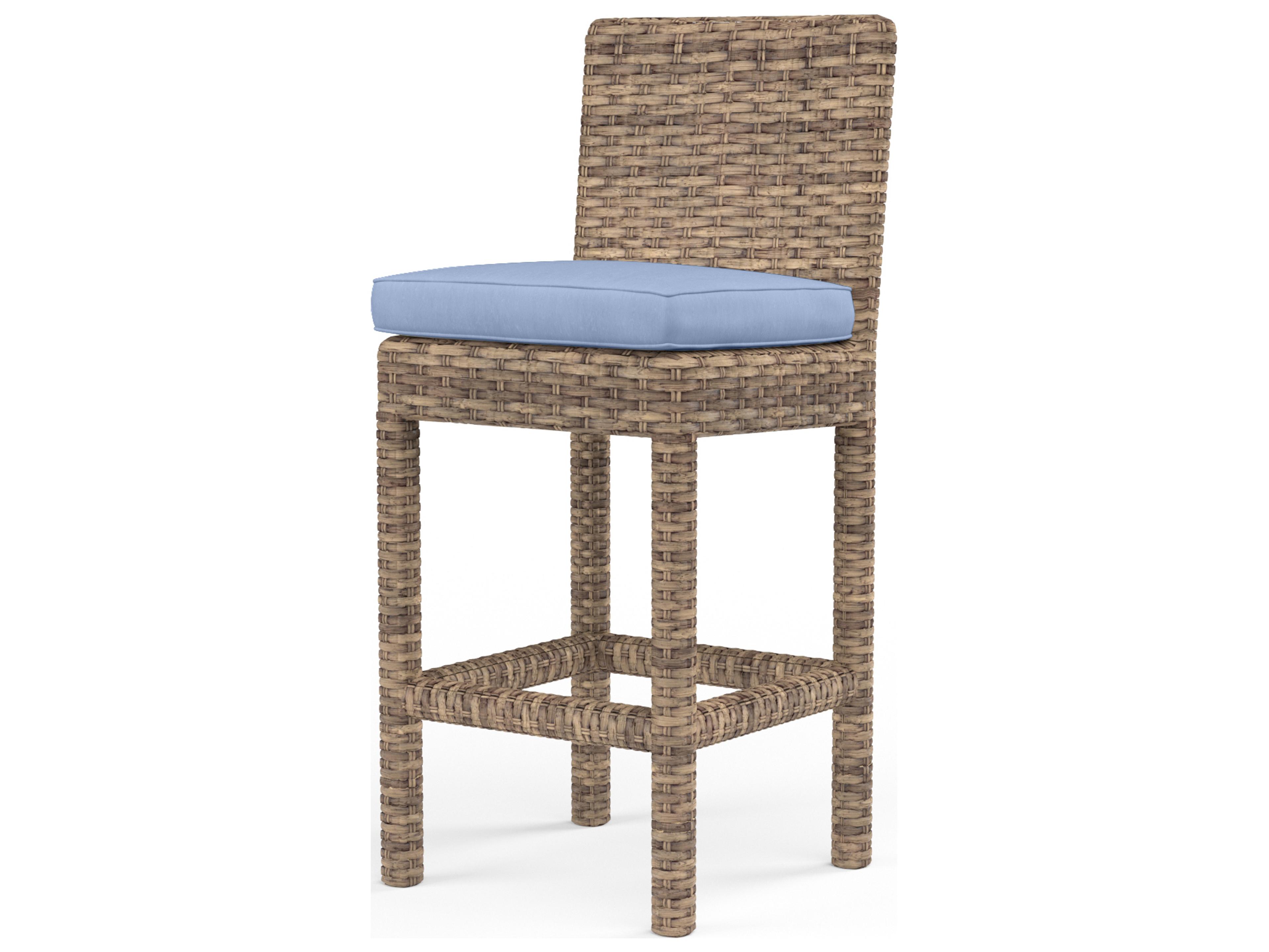 Sunset West Havana Wicker Outdoor Patio Bar Stool