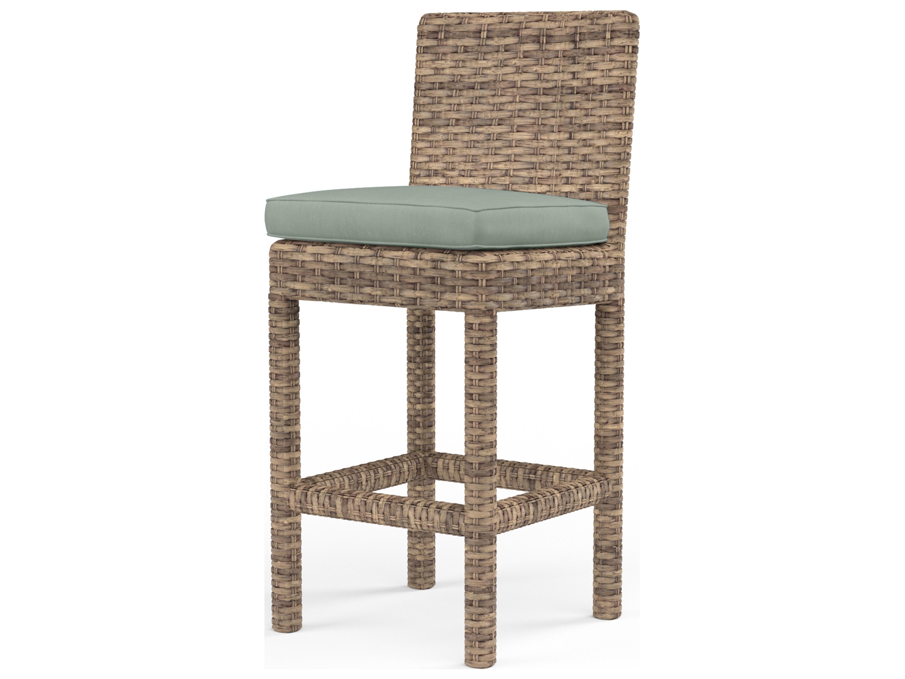 Sunset West Havana Wicker Outdoor Patio Bar Stool