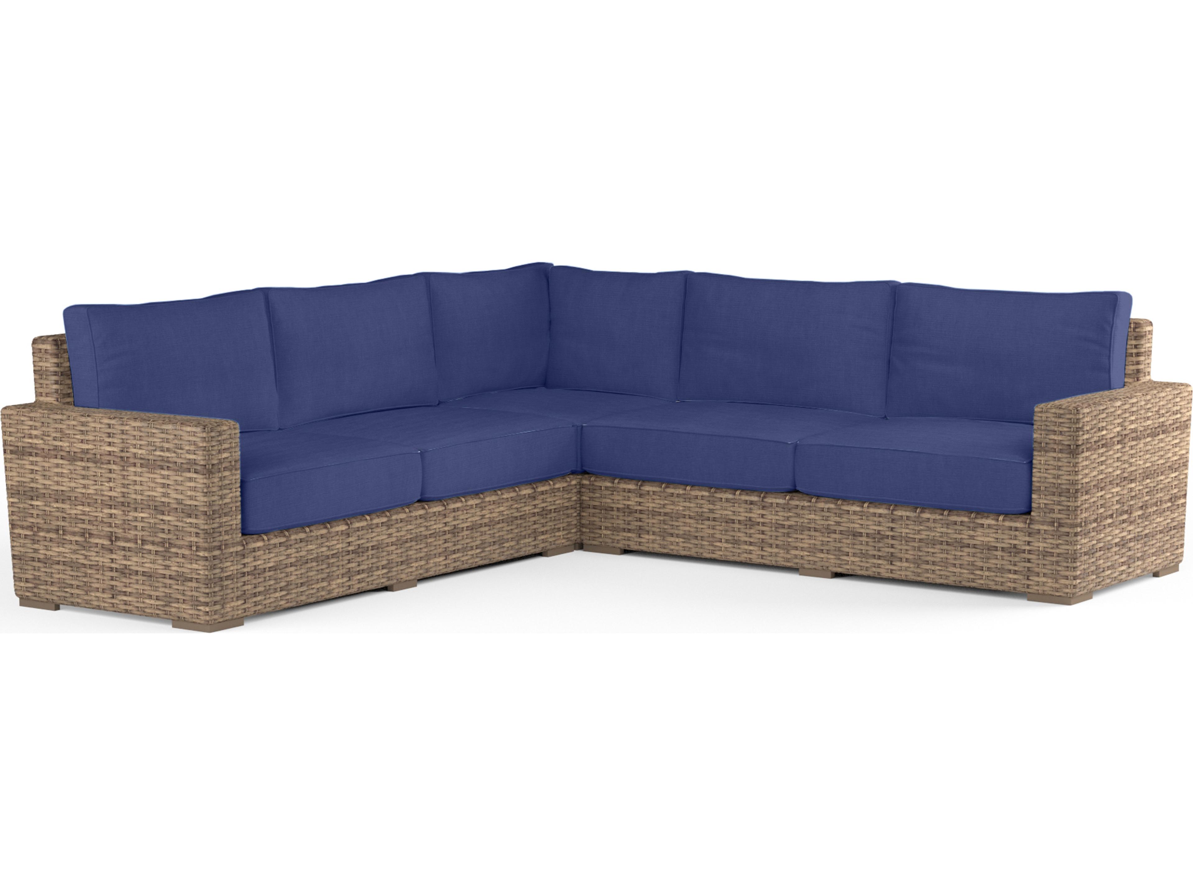 Sunset West Havana Wicker Sectional