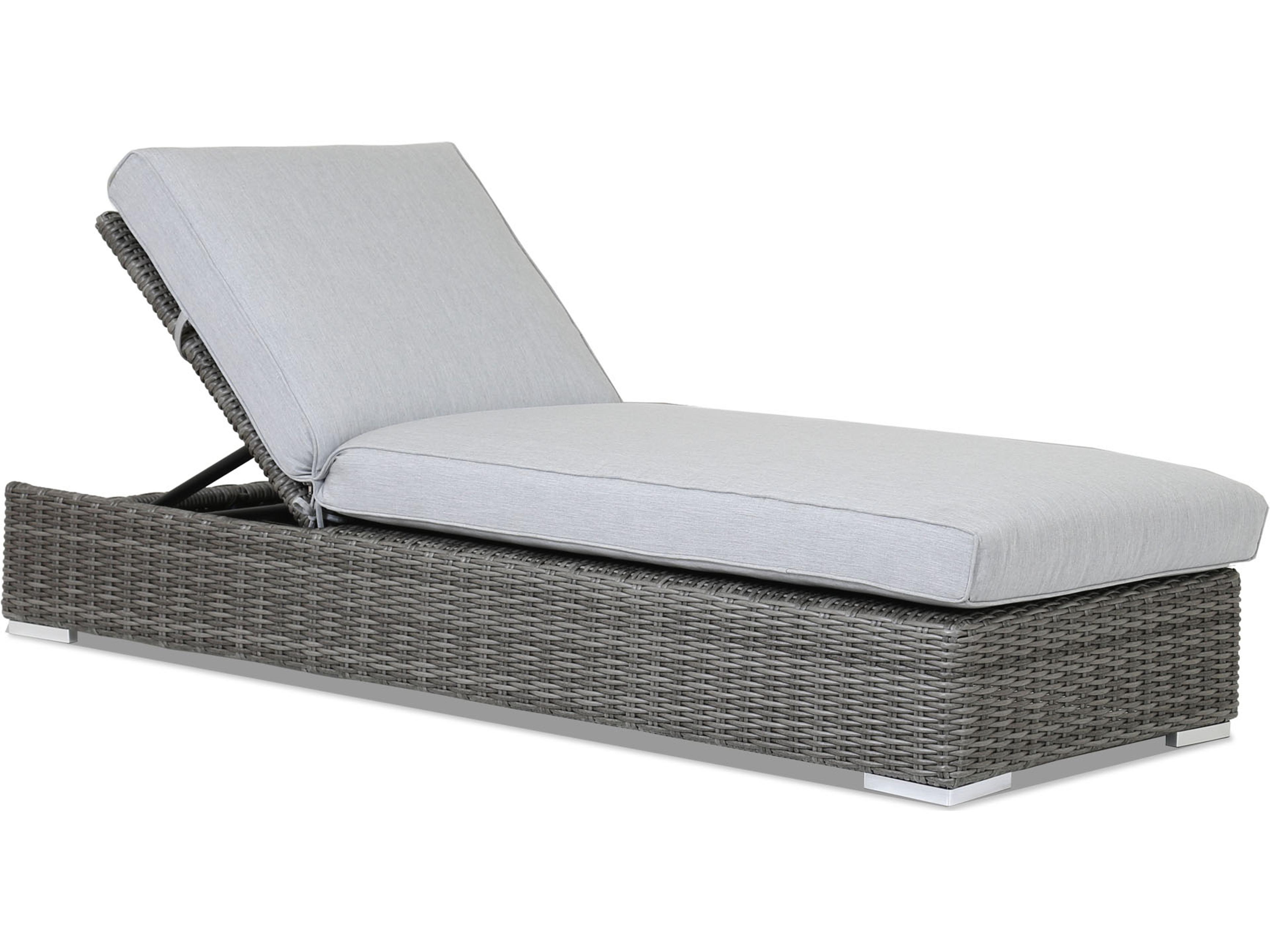Sunset West Emerald II Wicker Adjustable Outdoor Patio Chaise Lounge